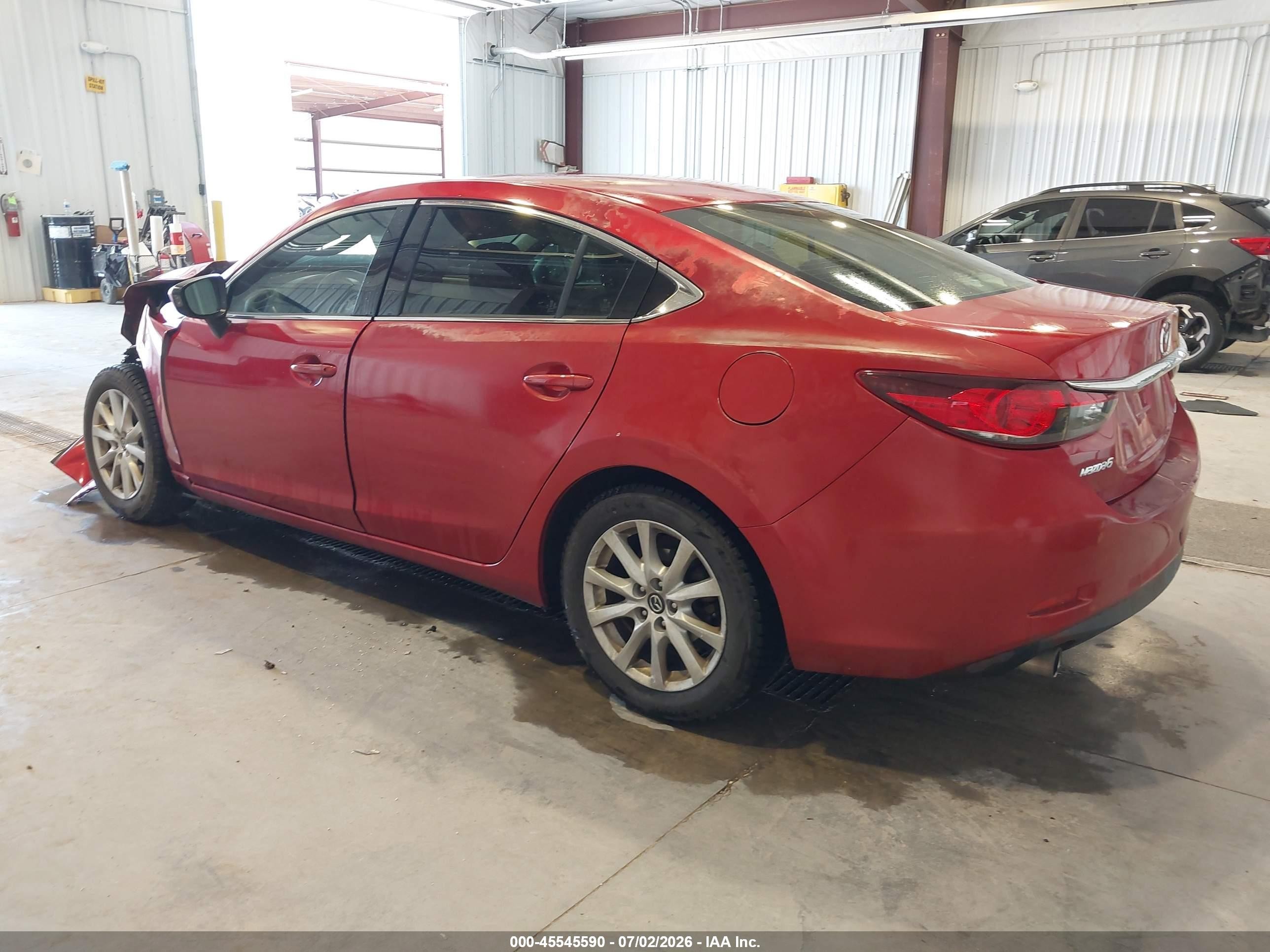 2014 Mazda Mazda6 I Sport Красный vin: JM1GJ1U6XE1145791