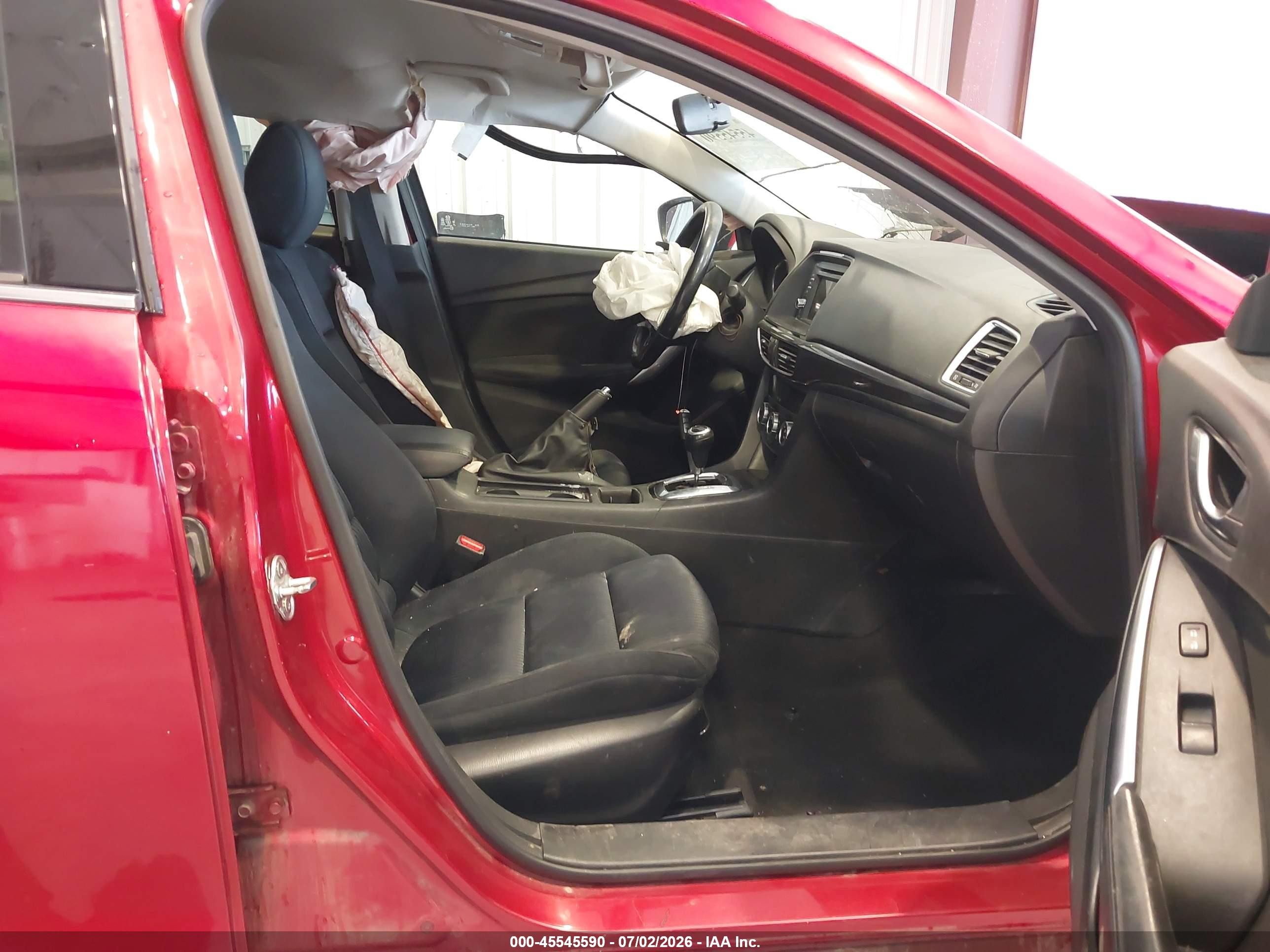 2014 Mazda Mazda6 I Sport Красный vin: JM1GJ1U6XE1145791
