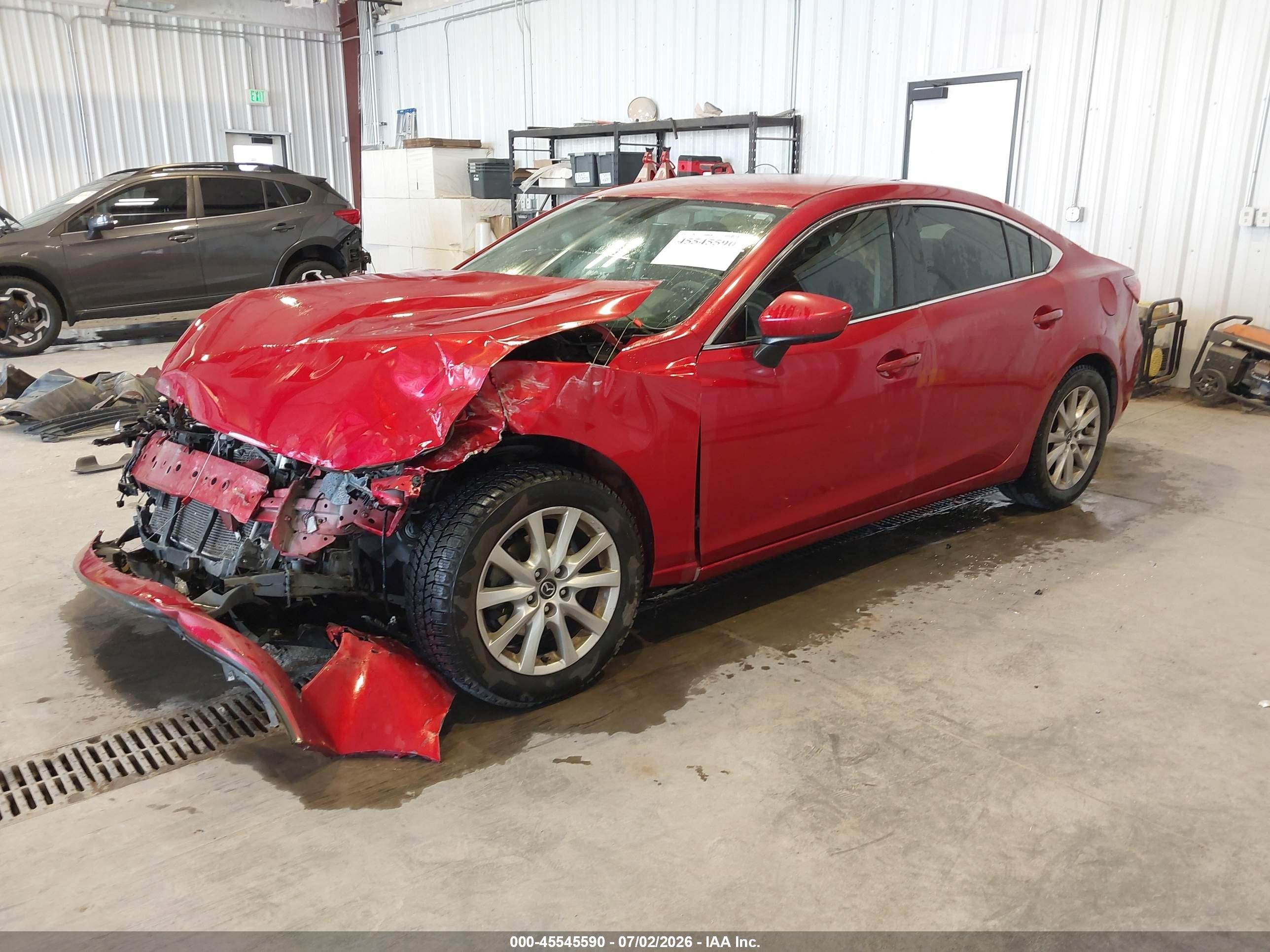 2014 Mazda Mazda6 I Sport Красный vin: JM1GJ1U6XE1145791