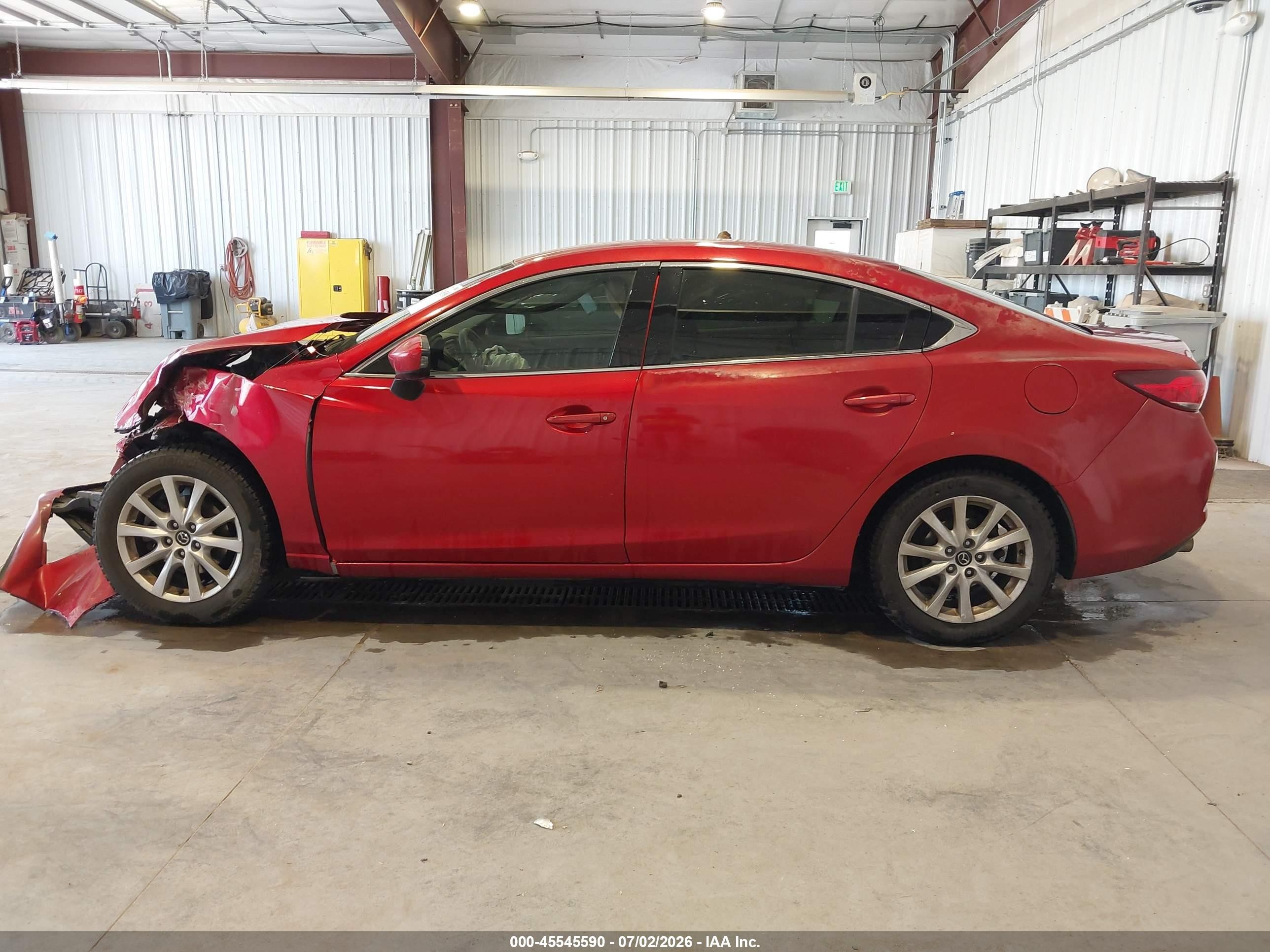 2014 Mazda Mazda6 I Sport Красный vin: JM1GJ1U6XE1145791