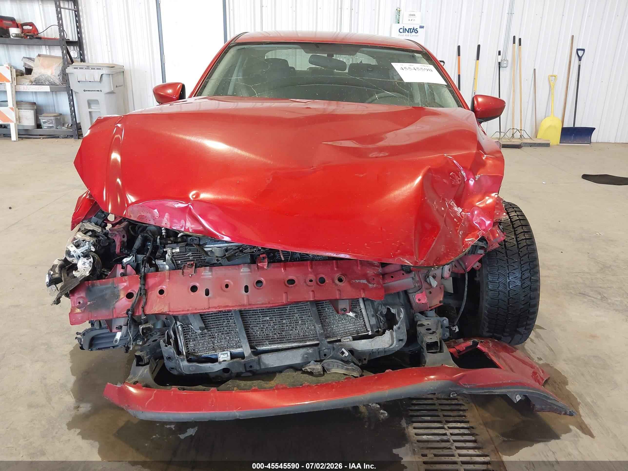 2014 Mazda Mazda6 I Sport Красный vin: JM1GJ1U6XE1145791