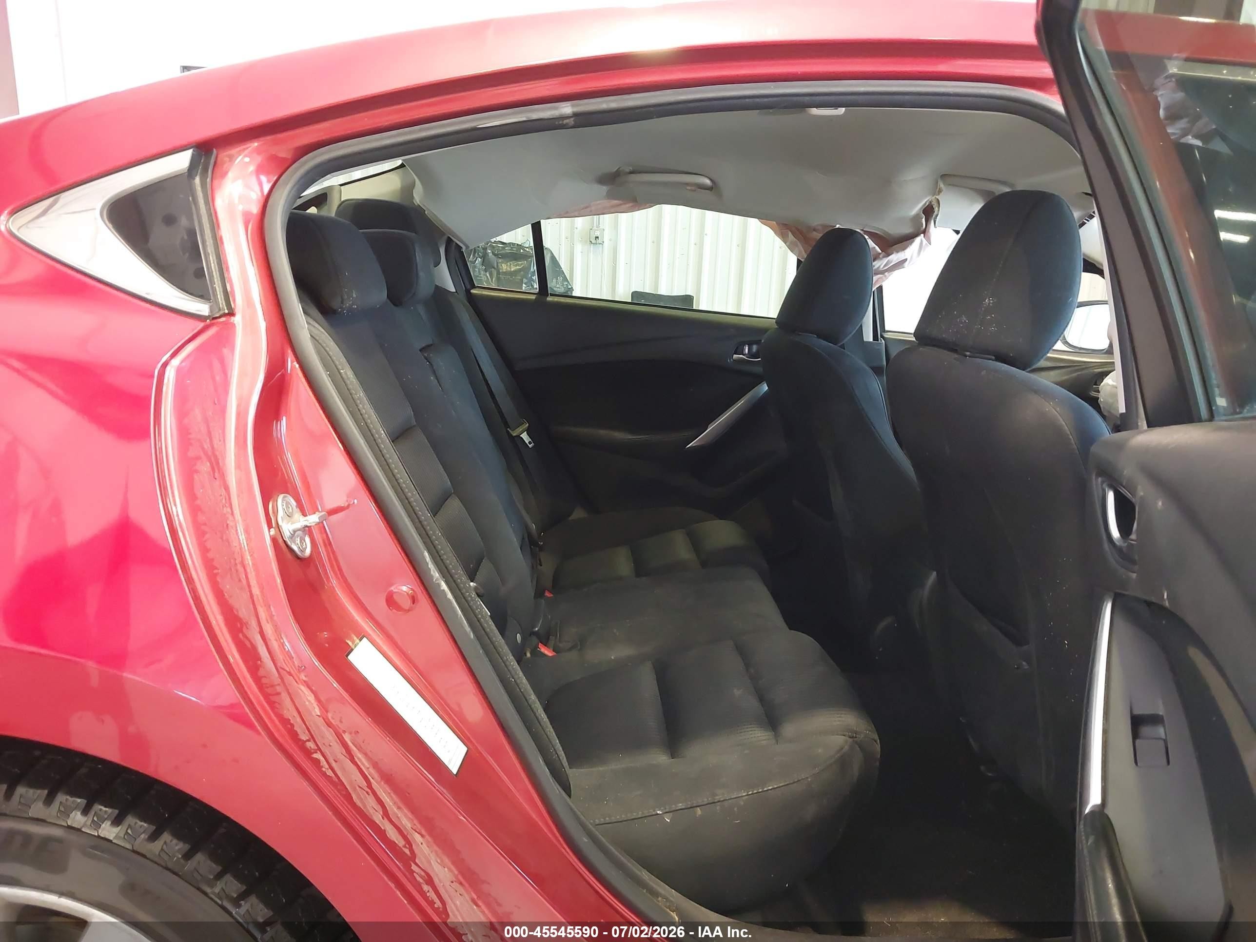2014 Mazda Mazda6 I Sport Красный vin: JM1GJ1U6XE1145791