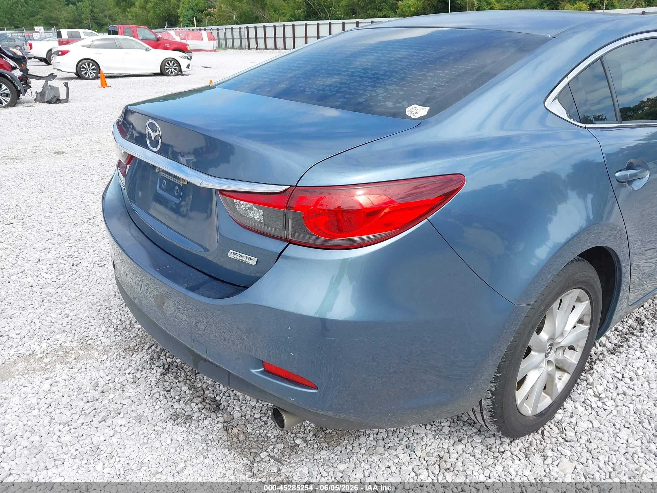 2014 Mazda Mazda6 I Sport Light Blue vin: JM1GJ1U6XE1154152