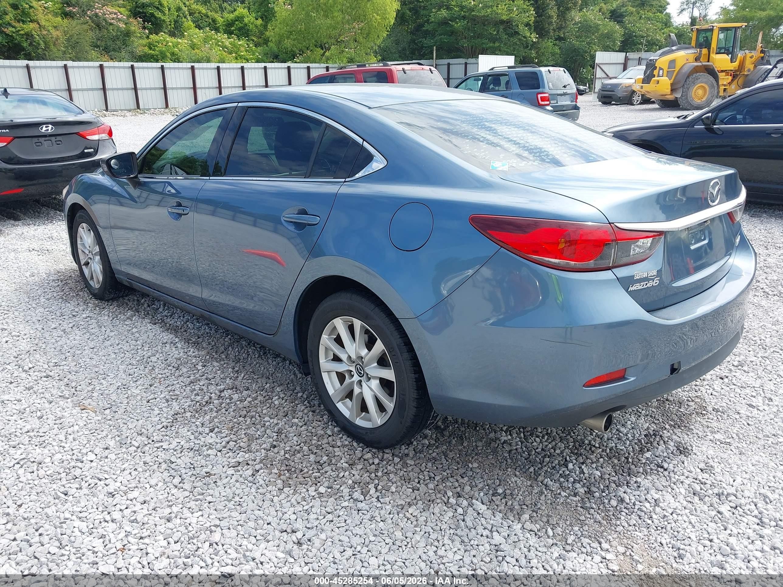 2014 Mazda Mazda6 I Sport Light Blue vin: JM1GJ1U6XE1154152