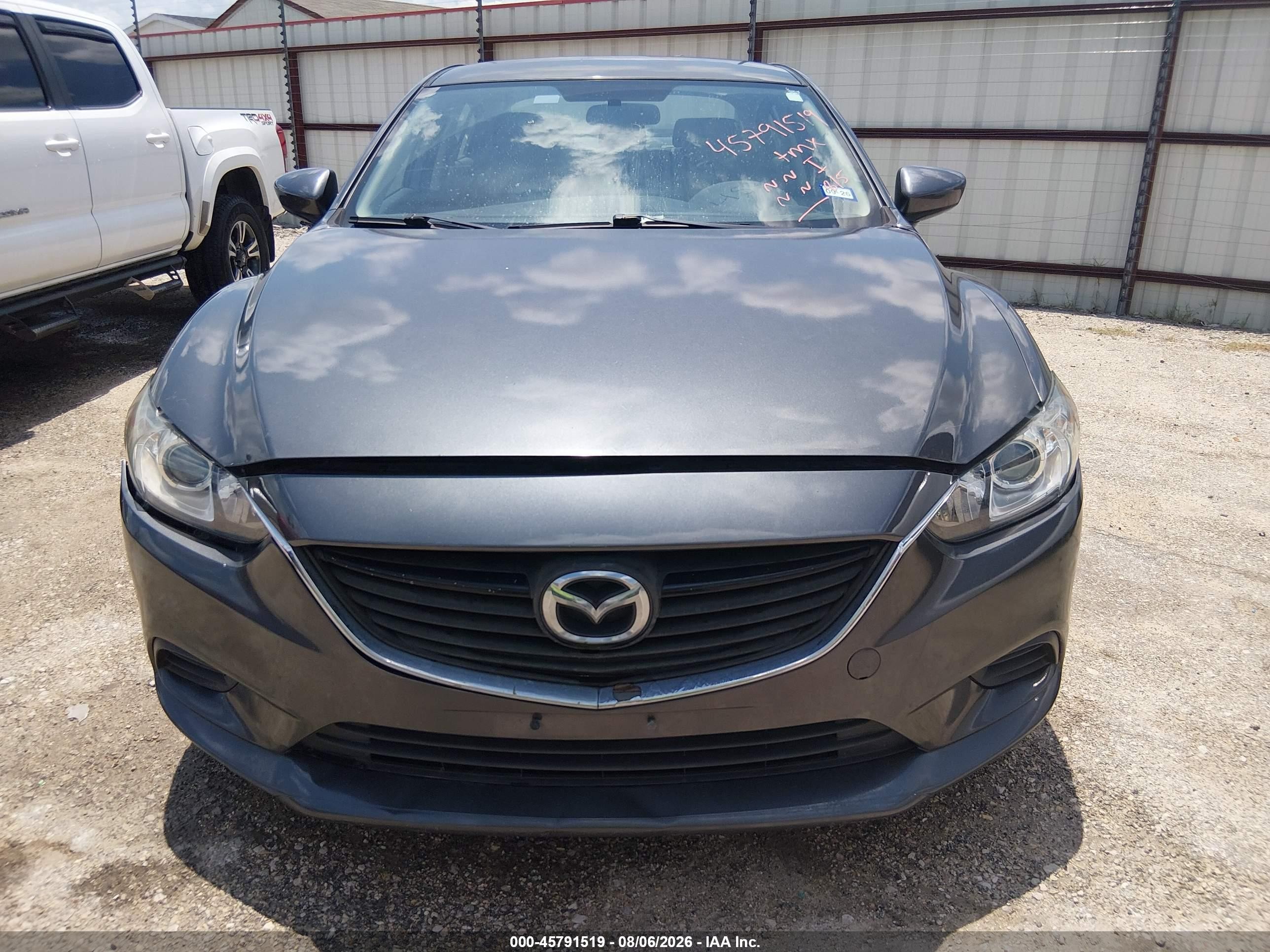 2015 Mazda Mazda6 I Sport Gray vin: JM1GJ1U6XF1166240