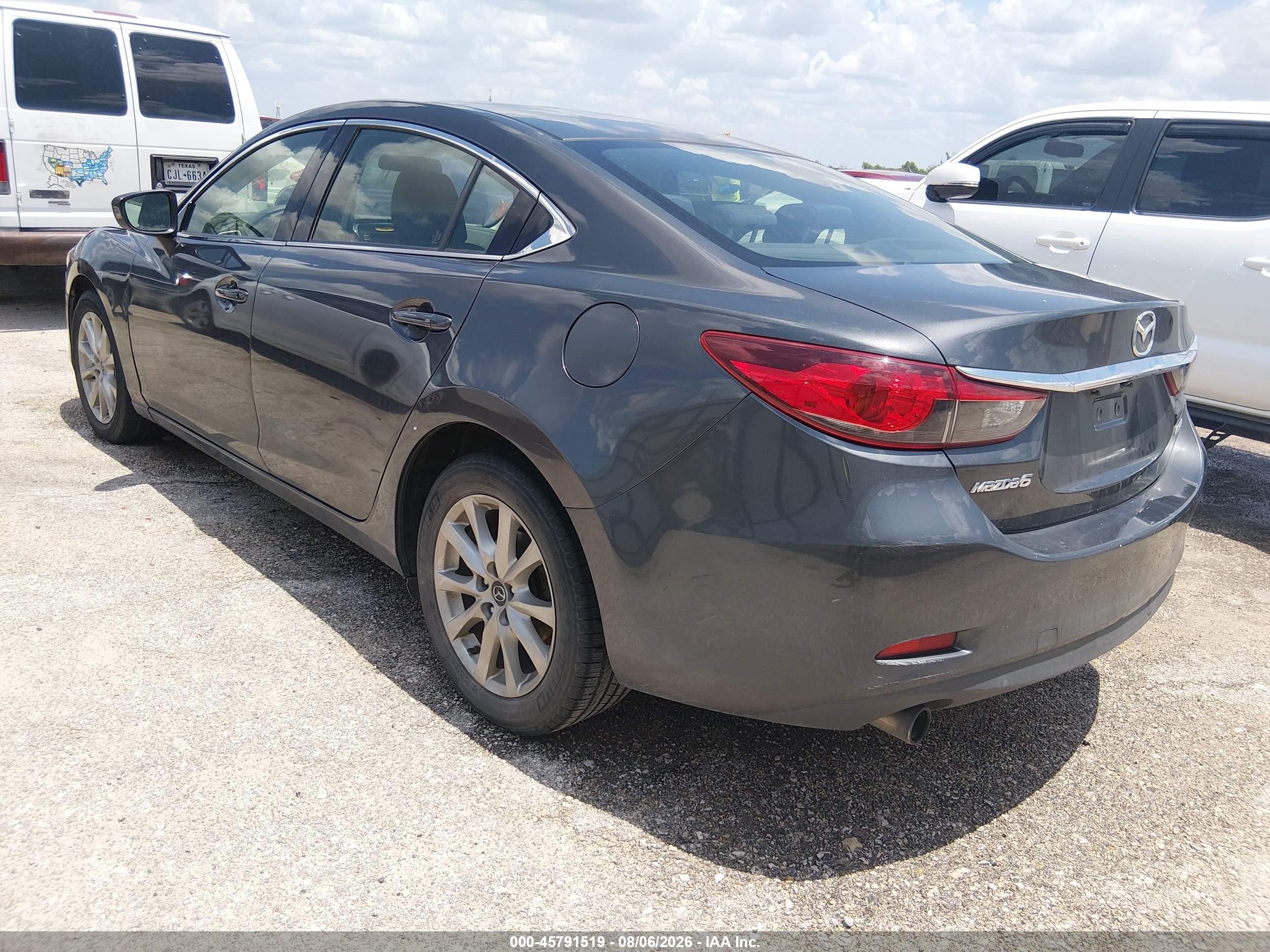 2015 Mazda Mazda6 I Sport Gray vin: JM1GJ1U6XF1166240