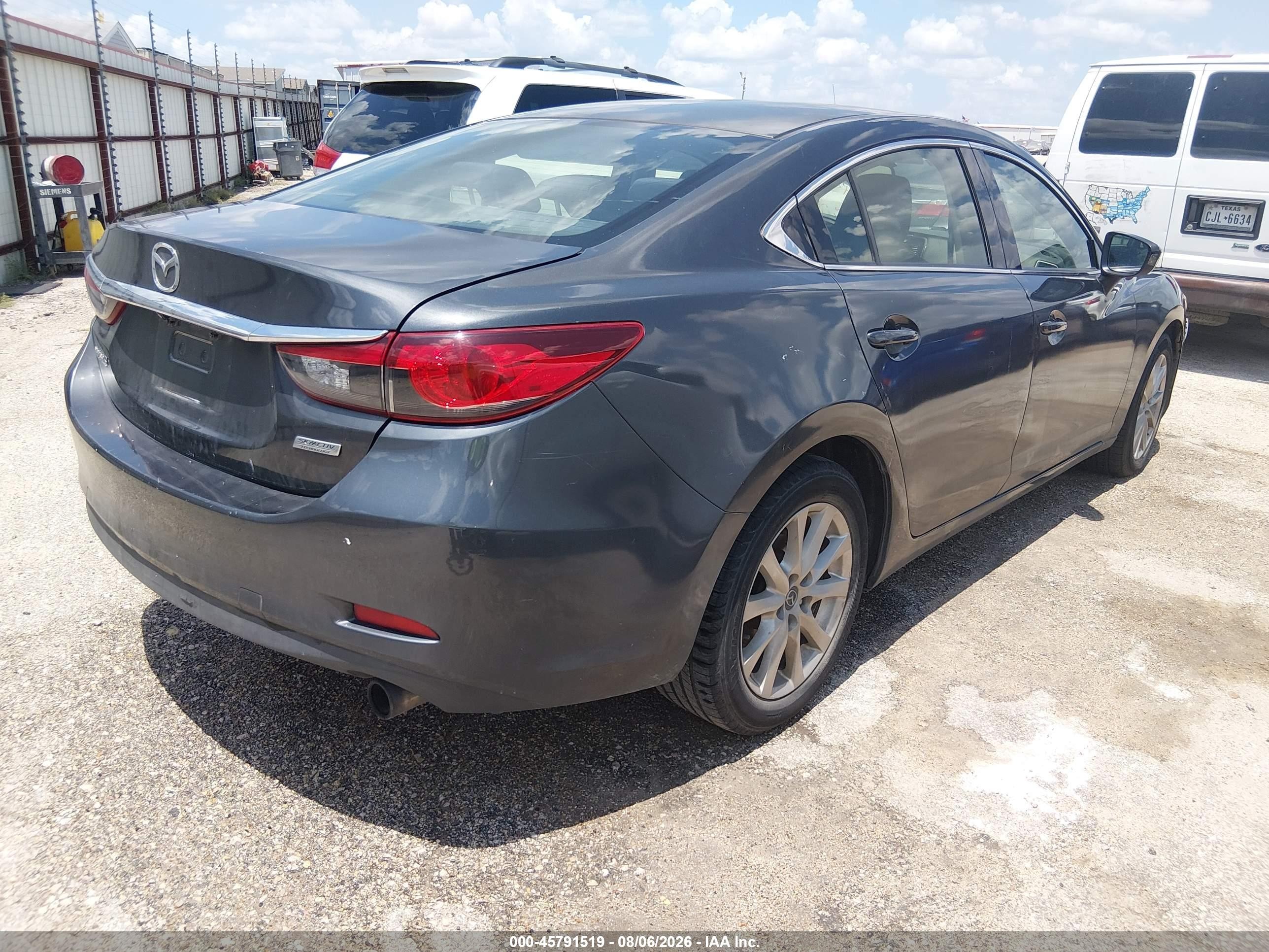 2015 Mazda Mazda6 I Sport Gray vin: JM1GJ1U6XF1166240