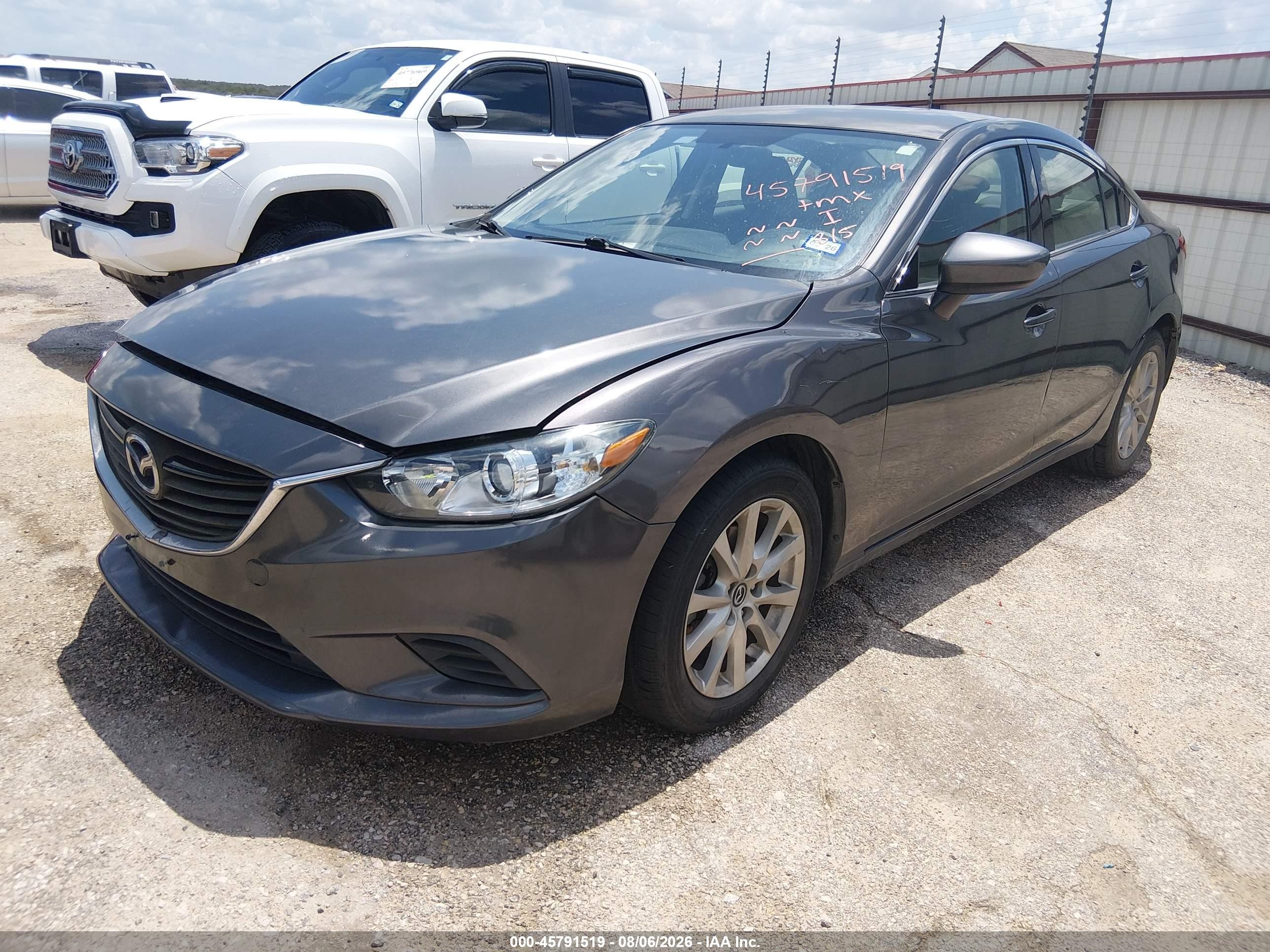 2015 Mazda Mazda6 I Sport Gray vin: JM1GJ1U6XF1166240
