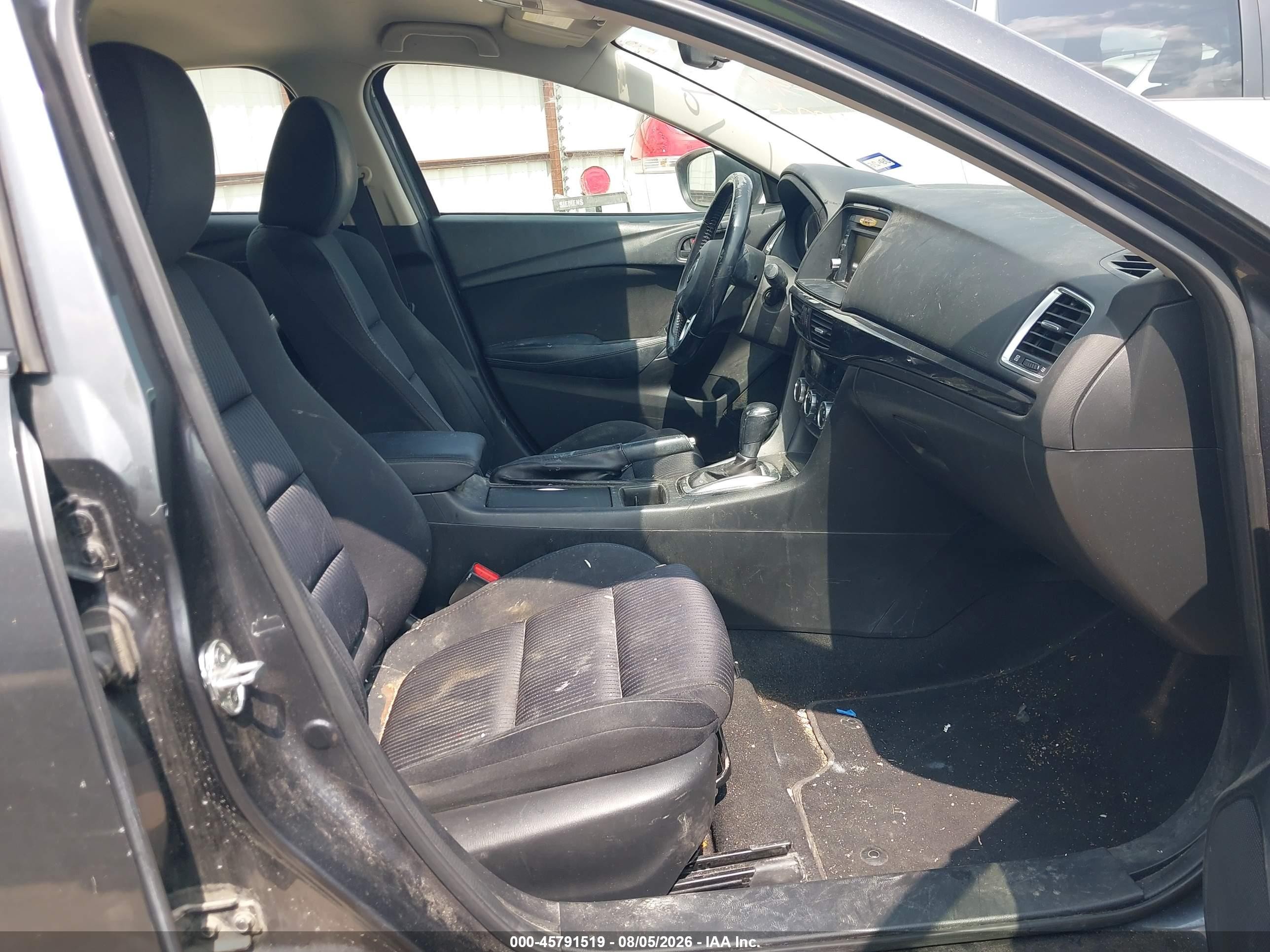 2015 Mazda Mazda6 I Sport Gray vin: JM1GJ1U6XF1166240