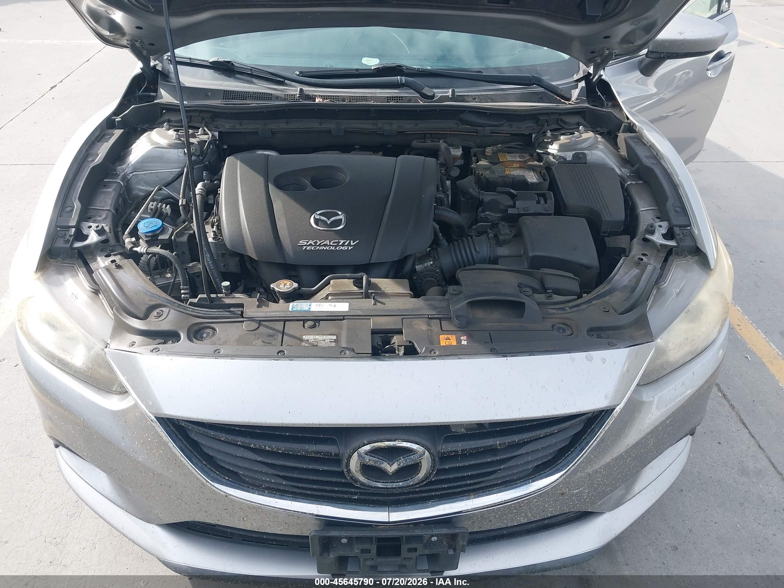 2015 Mazda Mazda6 I Sport Silver vin: JM1GJ1U6XF1170028