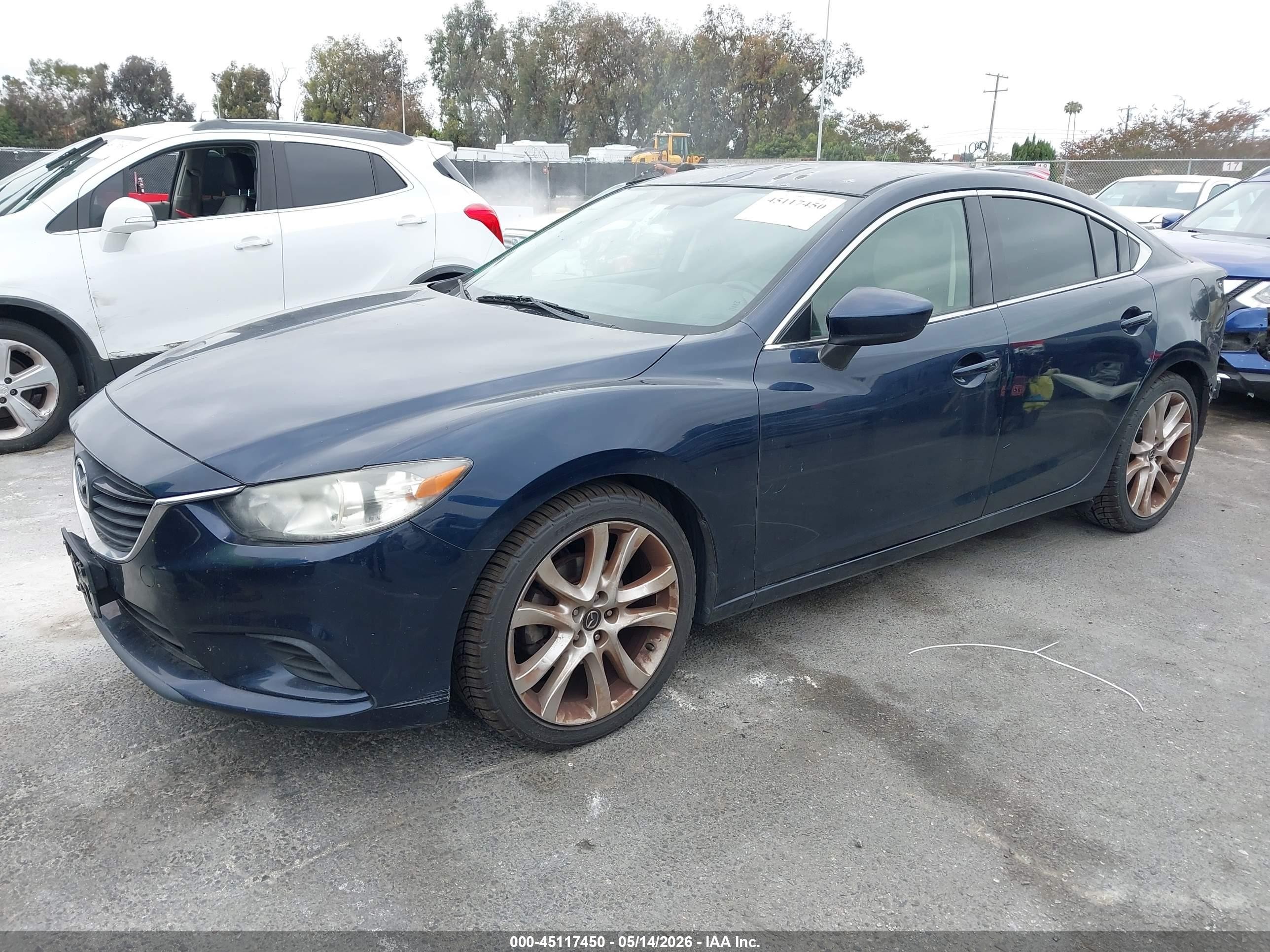 2015 Mazda Mazda6 I Touring Blue vin: JM1GJ1V50F1195039
