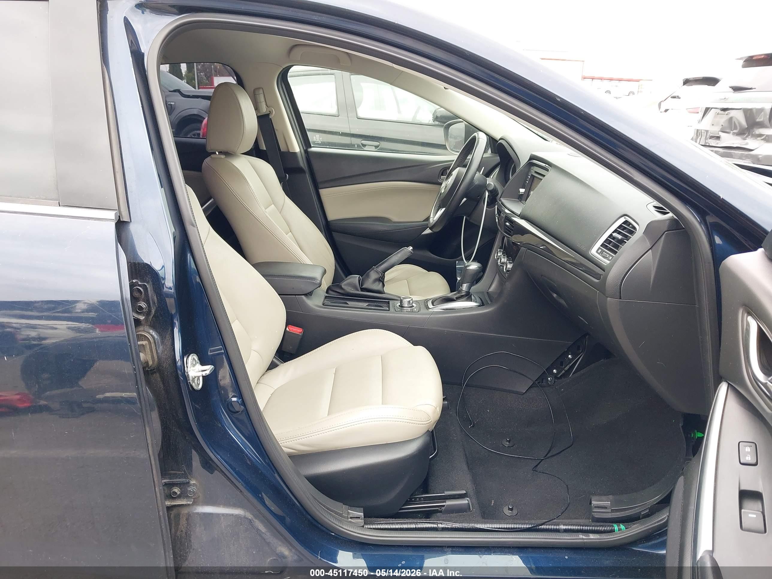 2015 Mazda Mazda6 I Touring Blue vin: JM1GJ1V50F1195039