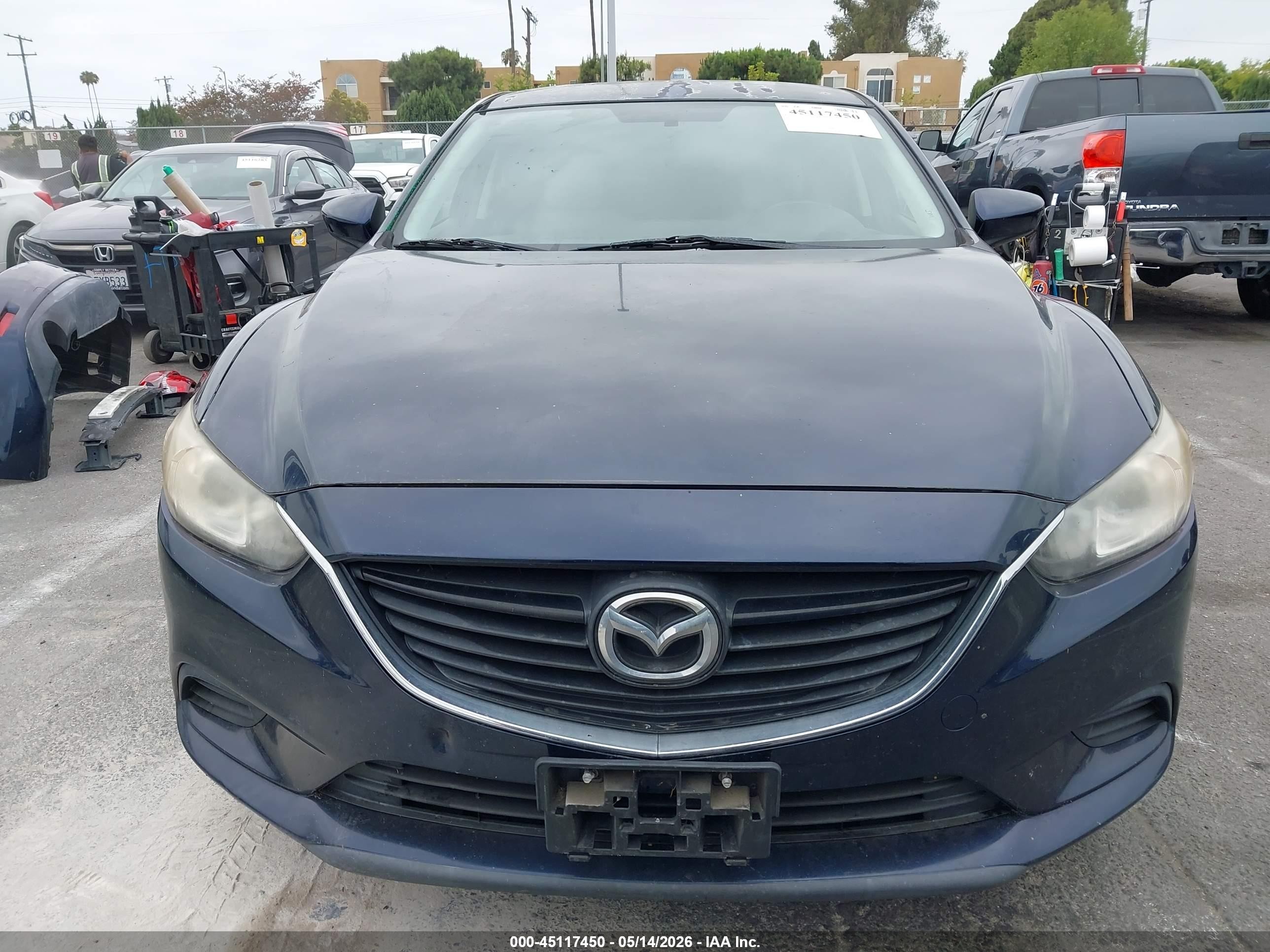 2015 Mazda Mazda6 I Touring Blue vin: JM1GJ1V50F1195039