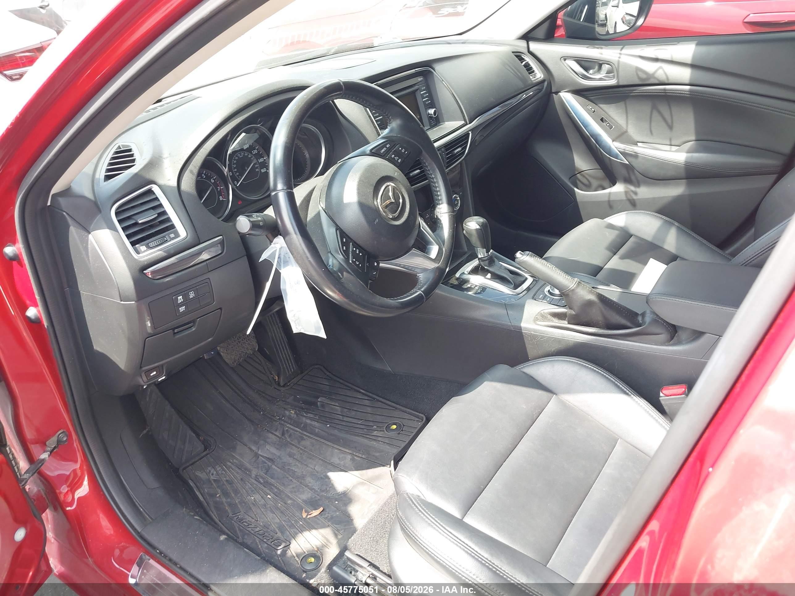 2015 Mazda Mazda6 I Touring Red vin: JM1GJ1V50F1209716
