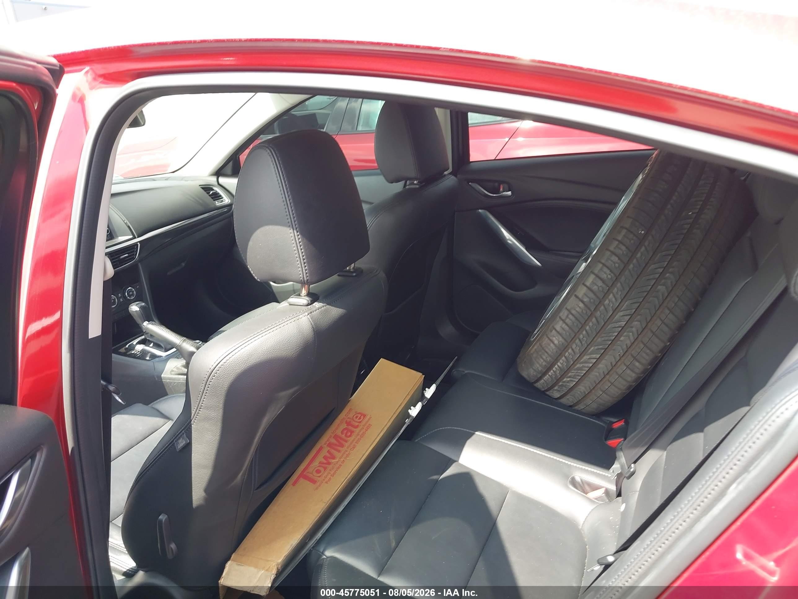 2015 Mazda Mazda6 I Touring Red vin: JM1GJ1V50F1209716