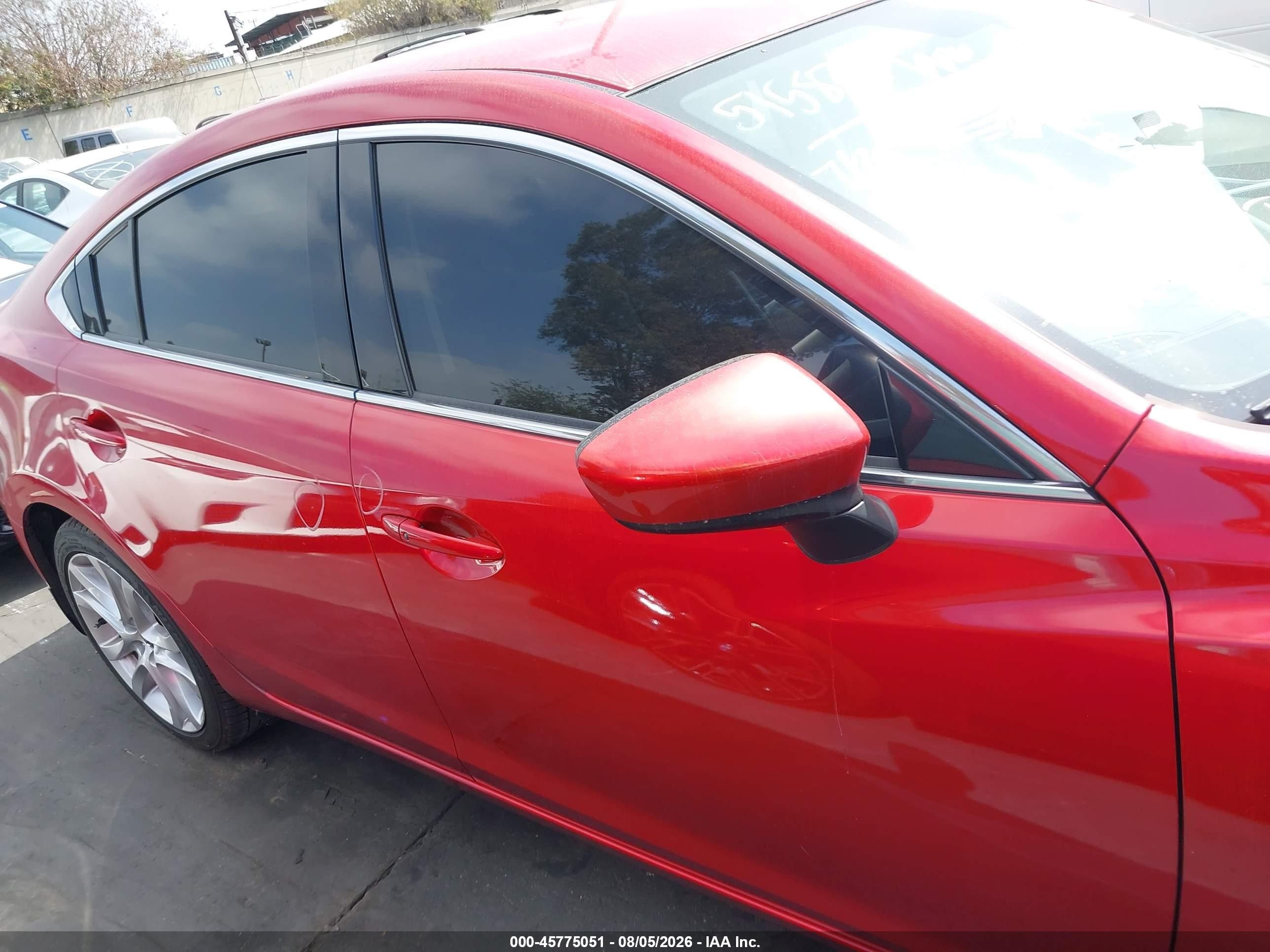 2015 Mazda Mazda6 I Touring Red vin: JM1GJ1V50F1209716