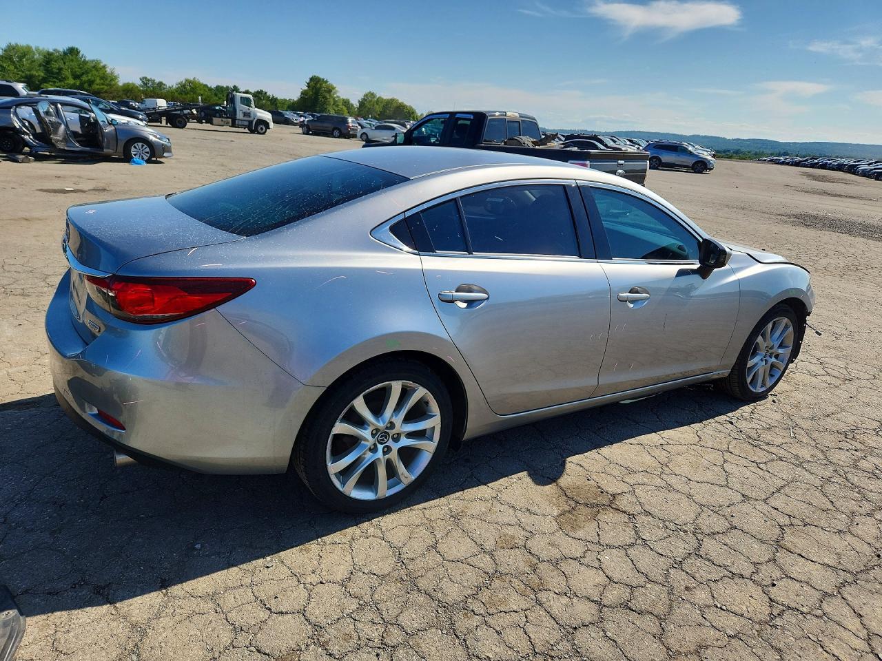 2014 Mazda 6 Touring Silver vin: JM1GJ1V51E1103774