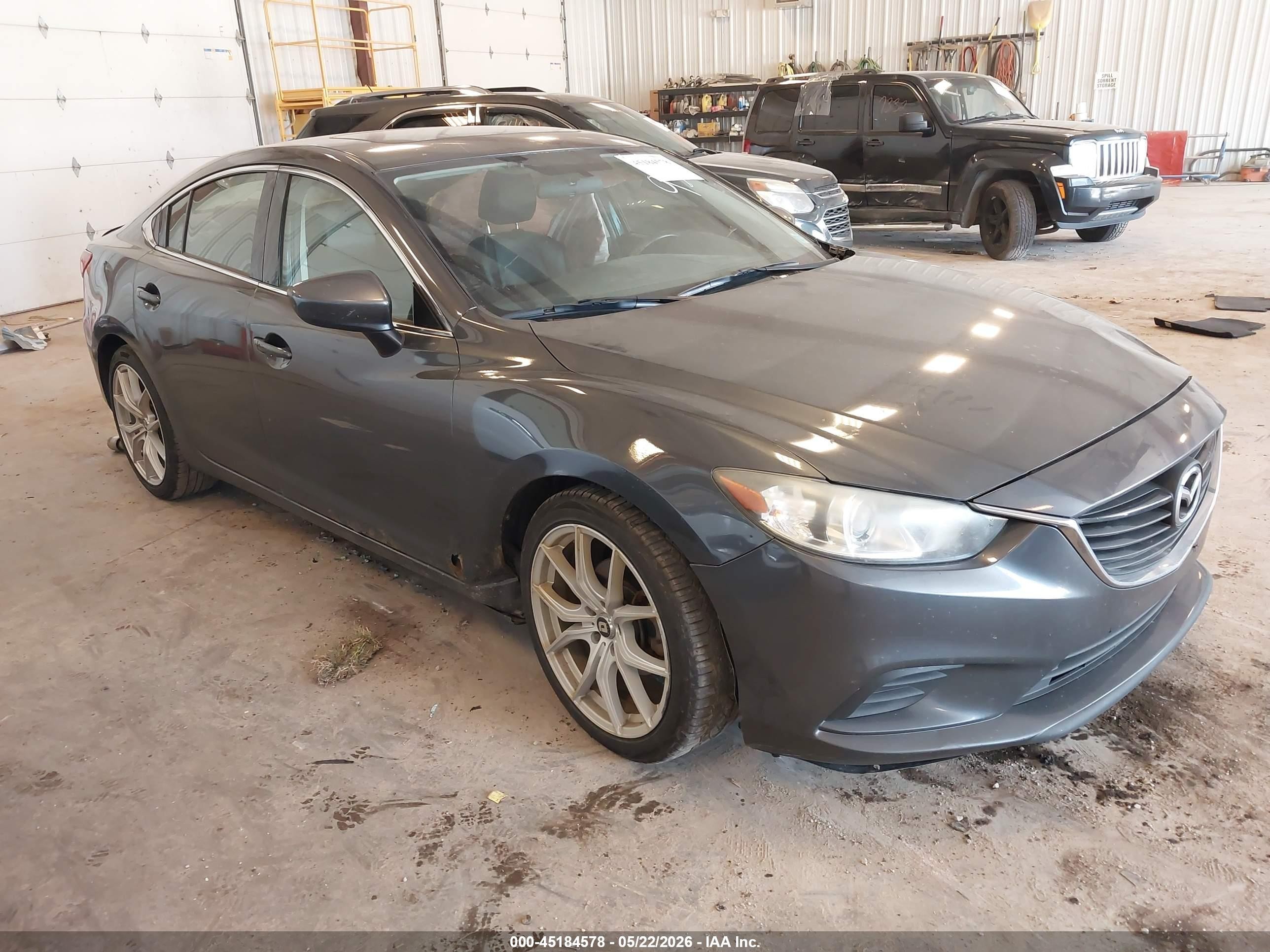 2015 Mazda Mazda6 I Touring Gray vin: JM1GJ1V51F1179321