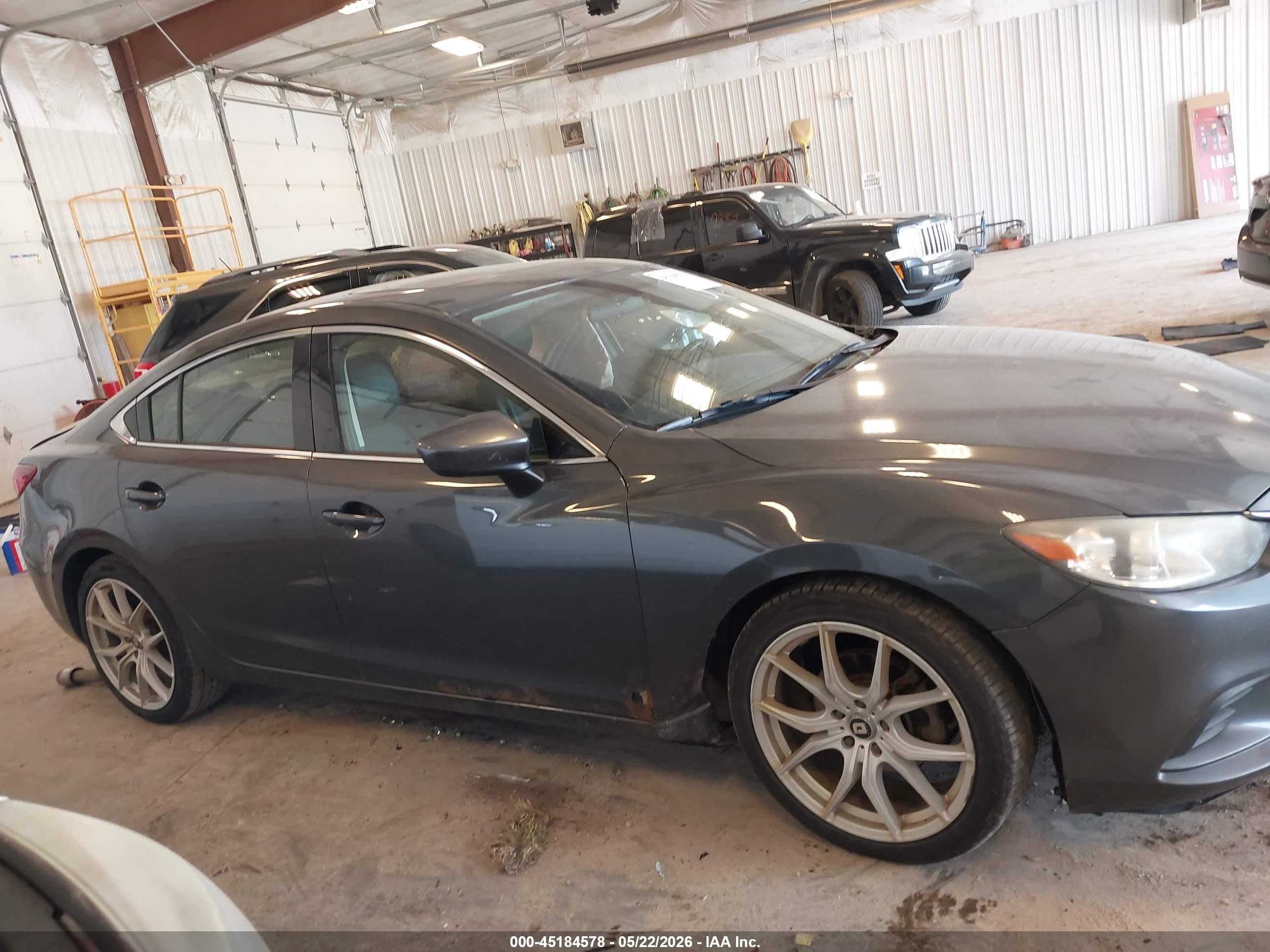 2015 Mazda Mazda6 I Touring Gray vin: JM1GJ1V51F1179321