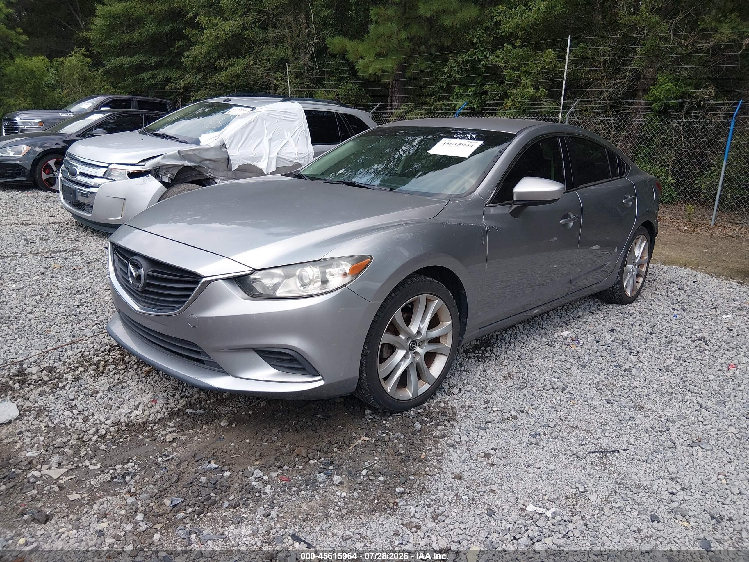 2015 Mazda Mazda6 I Touring Silver vin: JM1GJ1V51F1195597
