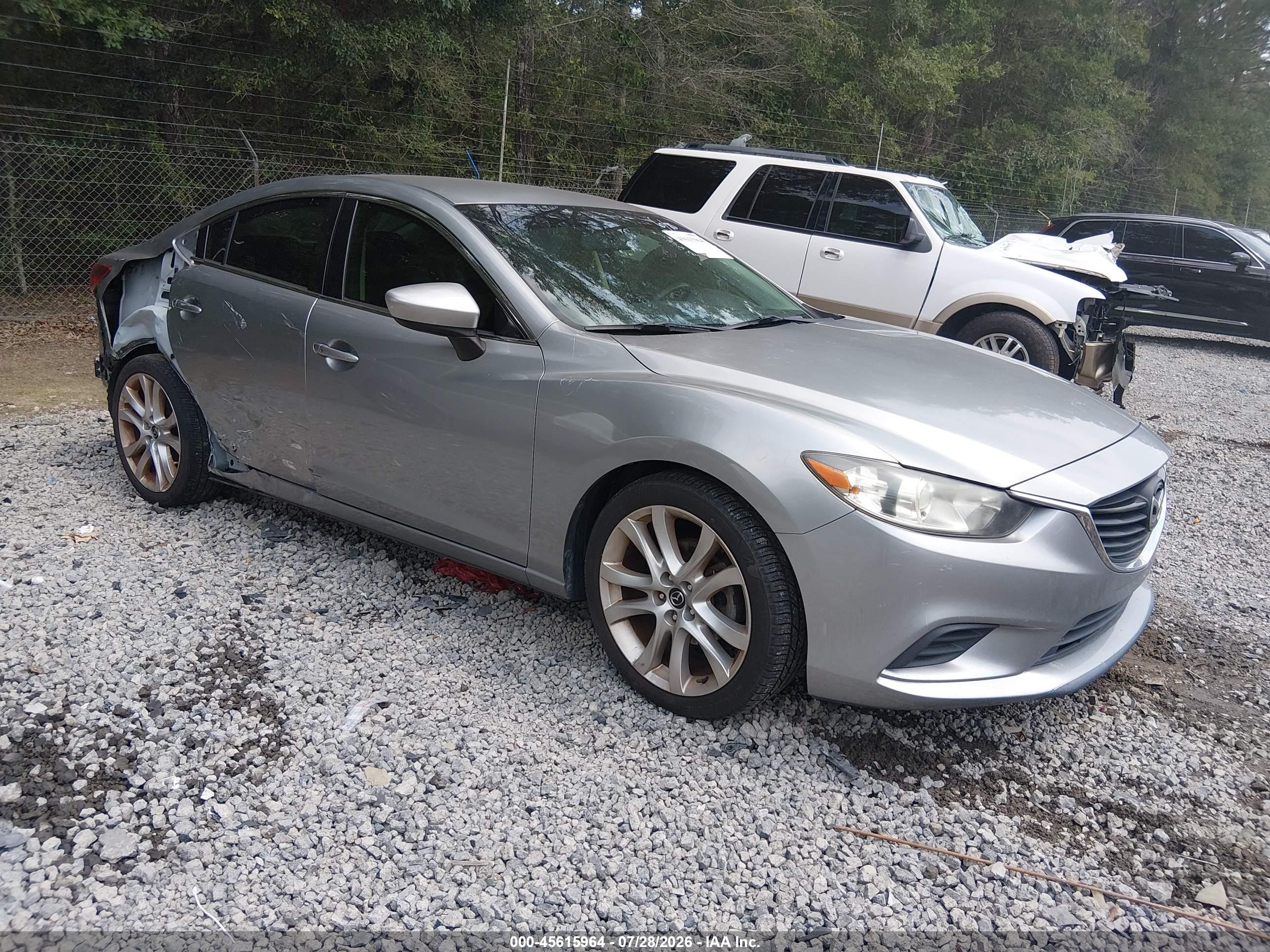 2015 Mazda Mazda6 I Touring Silver vin: JM1GJ1V51F1195597