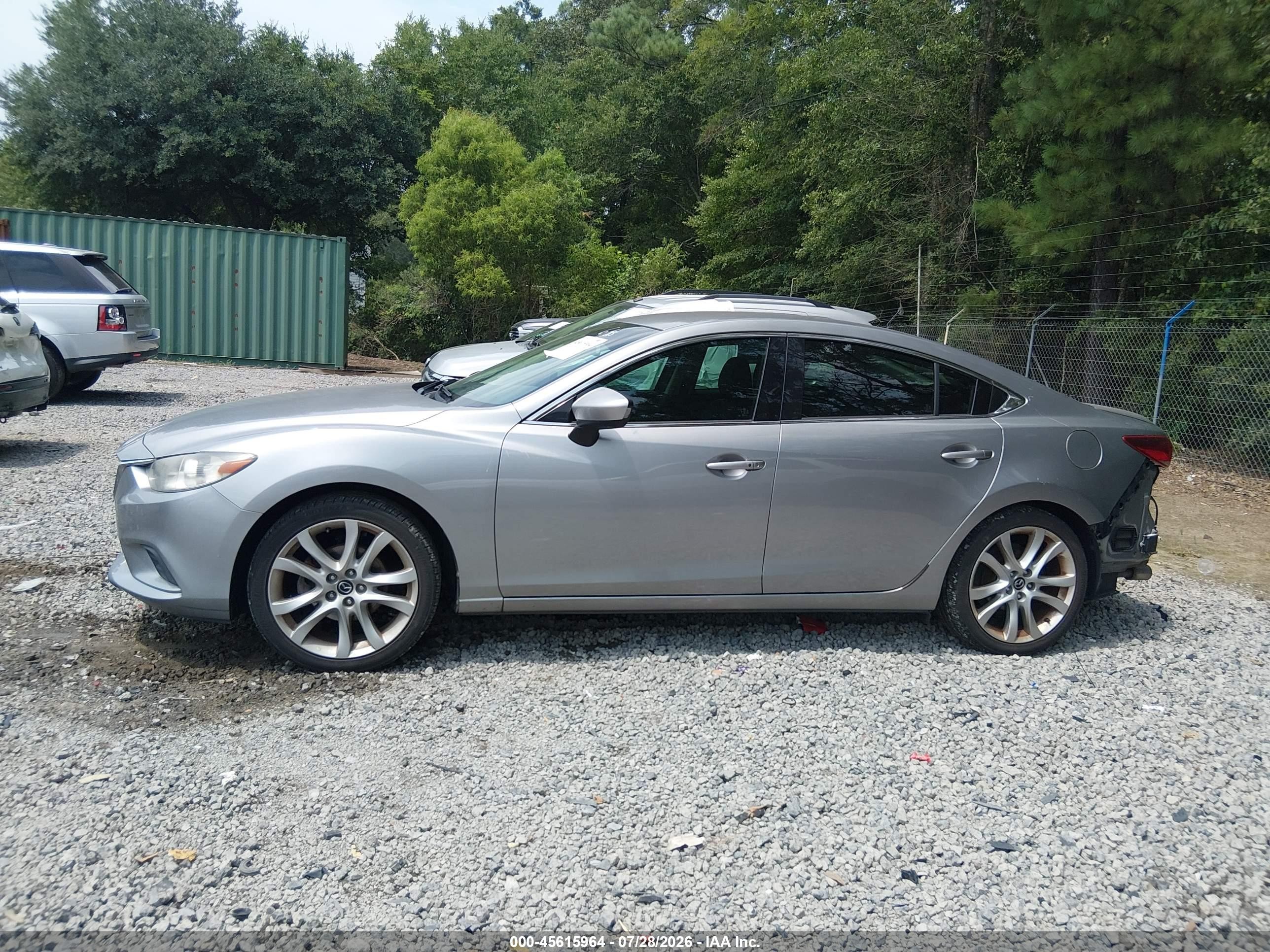 2015 Mazda Mazda6 I Touring Silver vin: JM1GJ1V51F1195597