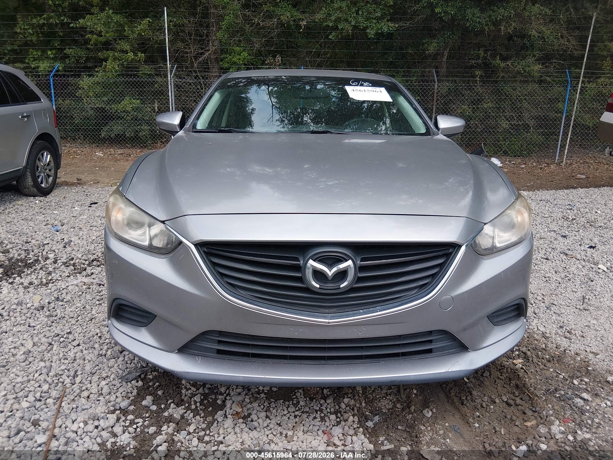 2015 Mazda Mazda6 I Touring Silver vin: JM1GJ1V51F1195597