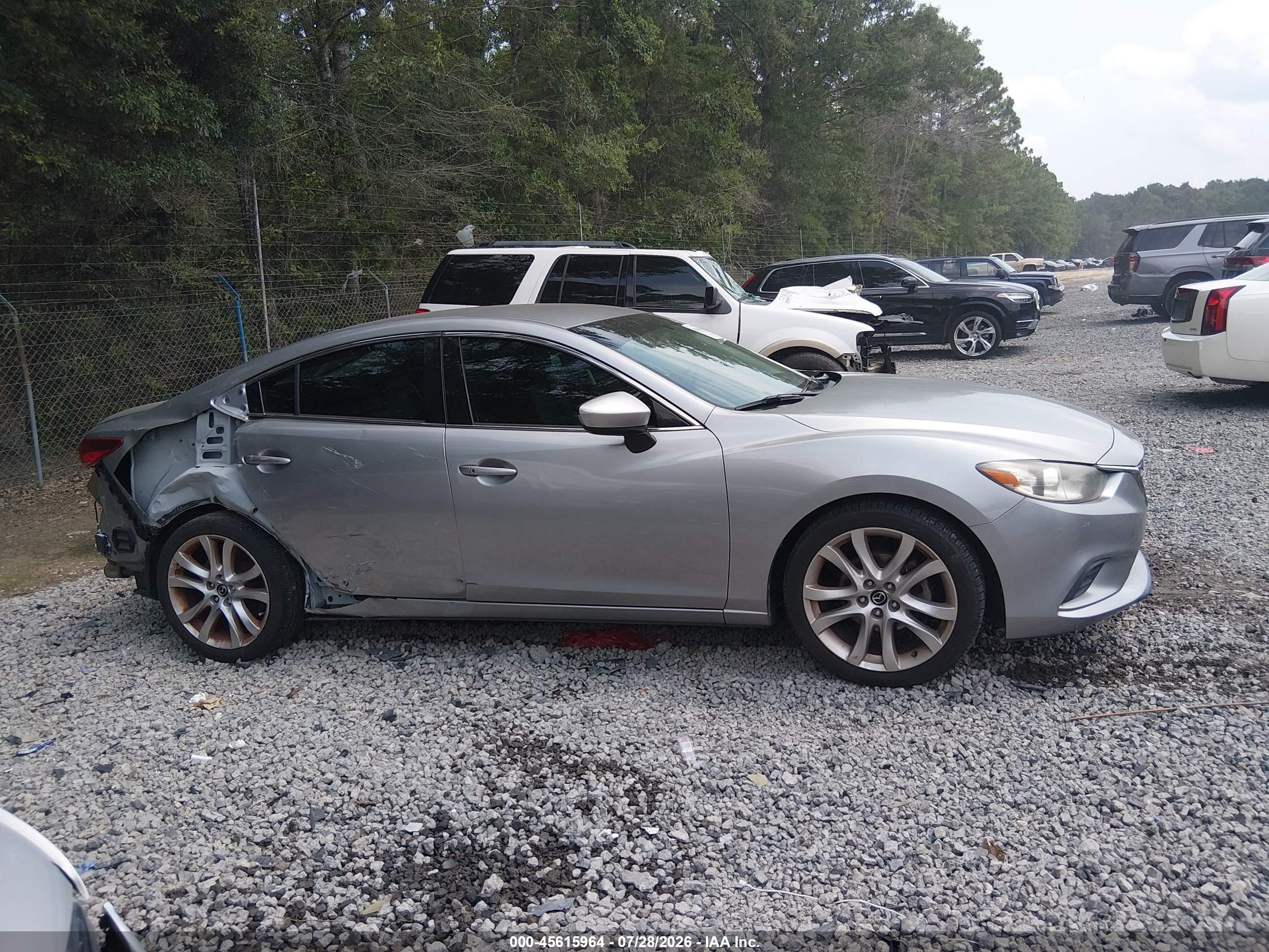 2015 Mazda Mazda6 I Touring Silver vin: JM1GJ1V51F1195597