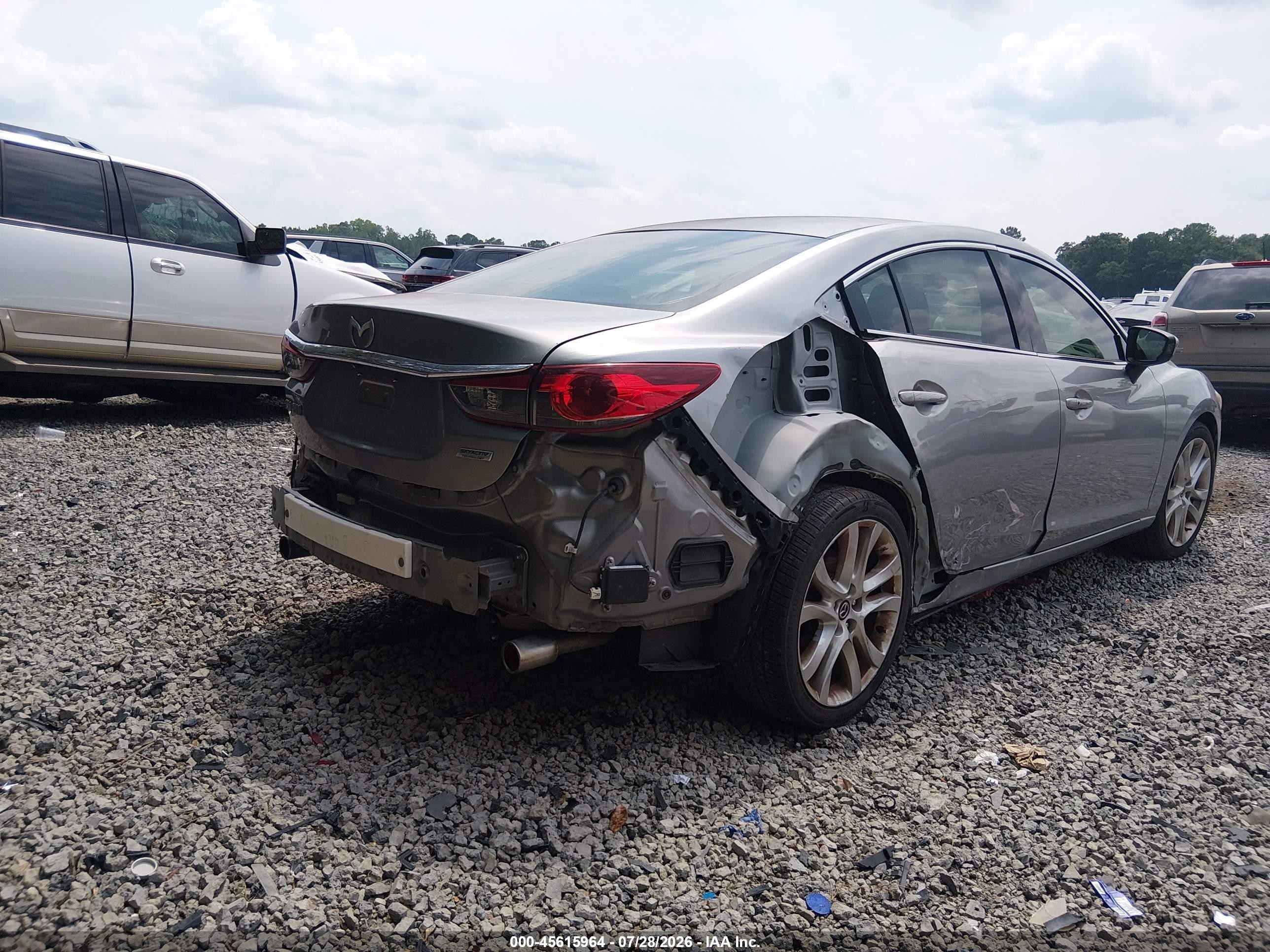 2015 Mazda Mazda6 I Touring Silver vin: JM1GJ1V51F1195597
