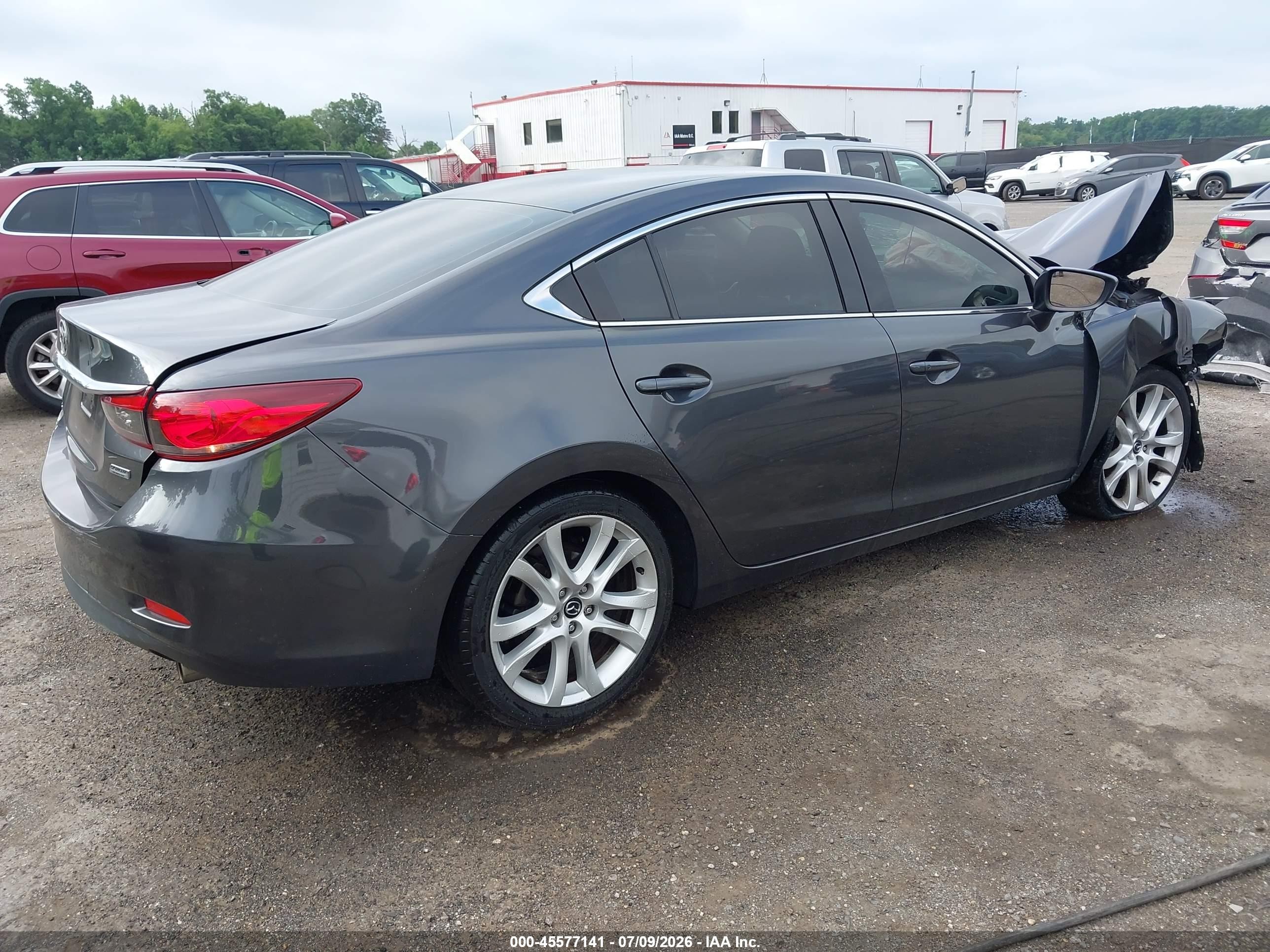 2015 Mazda Mazda6 I Touring Gray vin: JM1GJ1V51F1208591