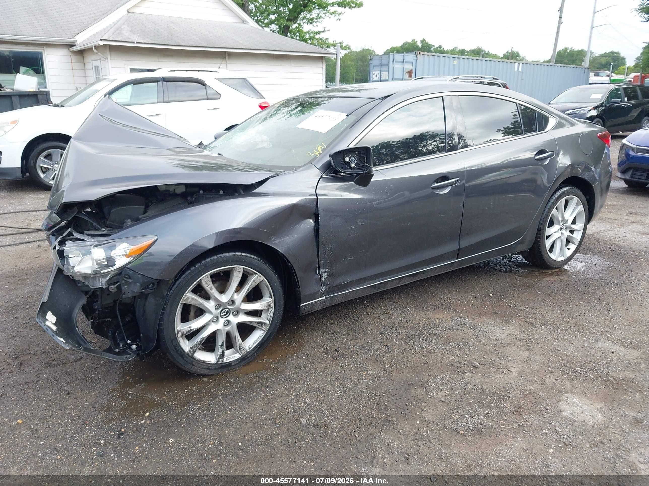 2015 Mazda Mazda6 I Touring Gray vin: JM1GJ1V51F1208591