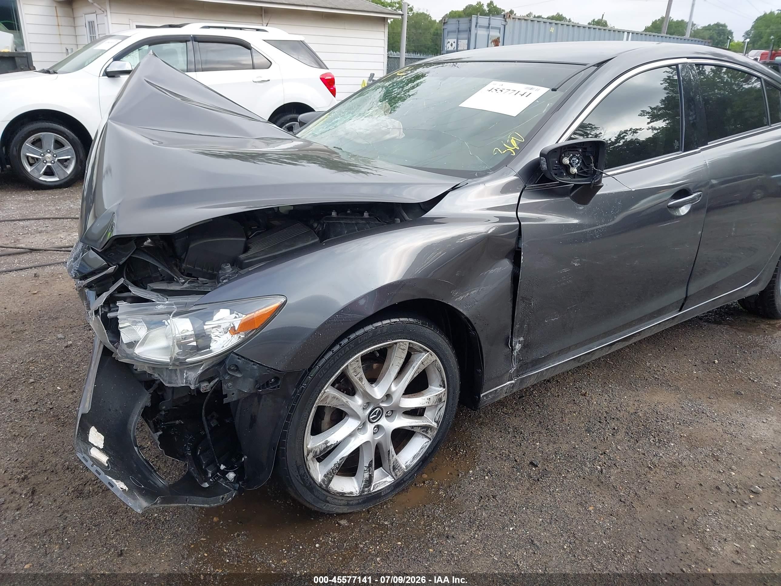 2015 Mazda Mazda6 I Touring Gray vin: JM1GJ1V51F1208591