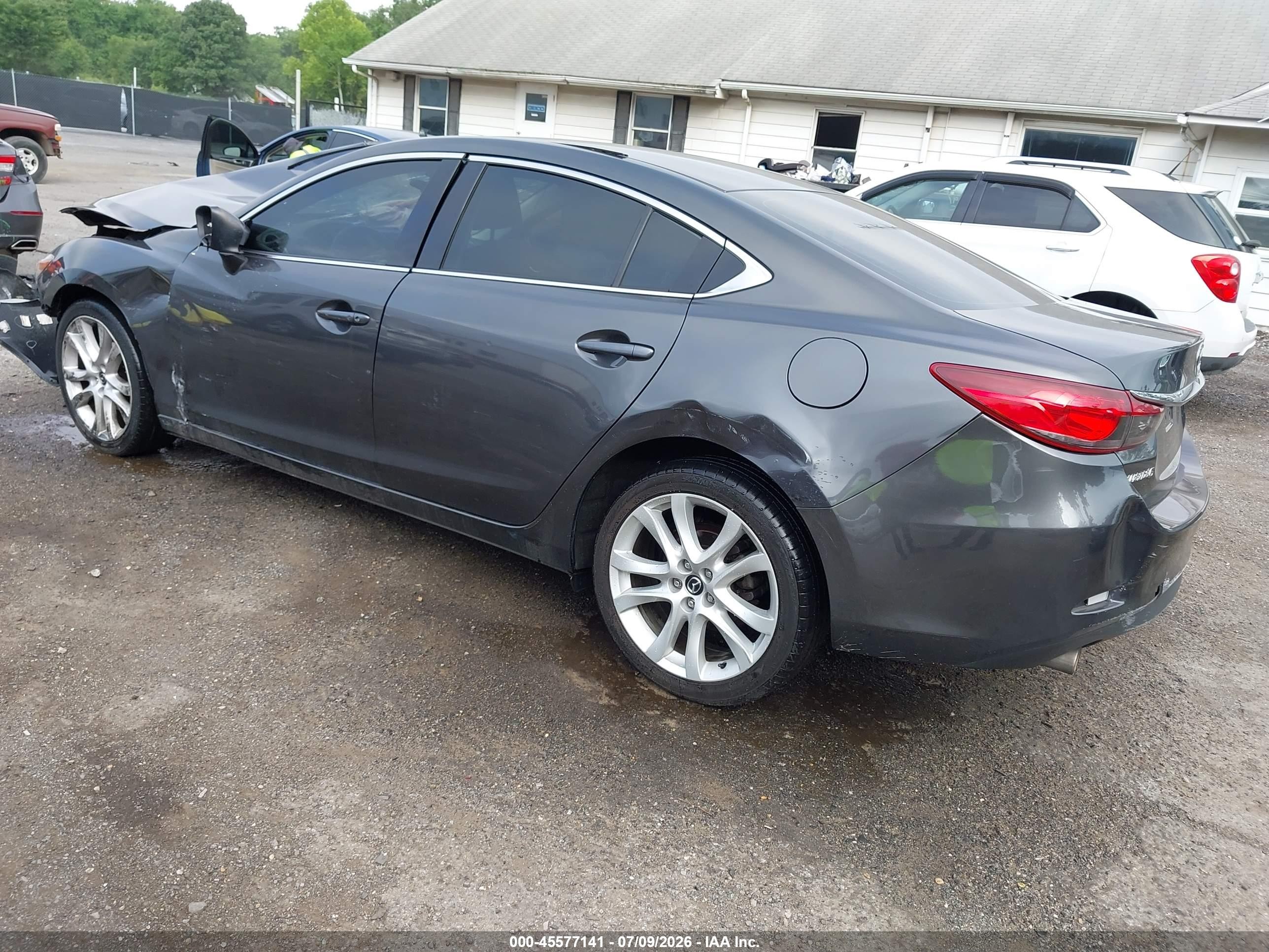 2015 Mazda Mazda6 I Touring Gray vin: JM1GJ1V51F1208591