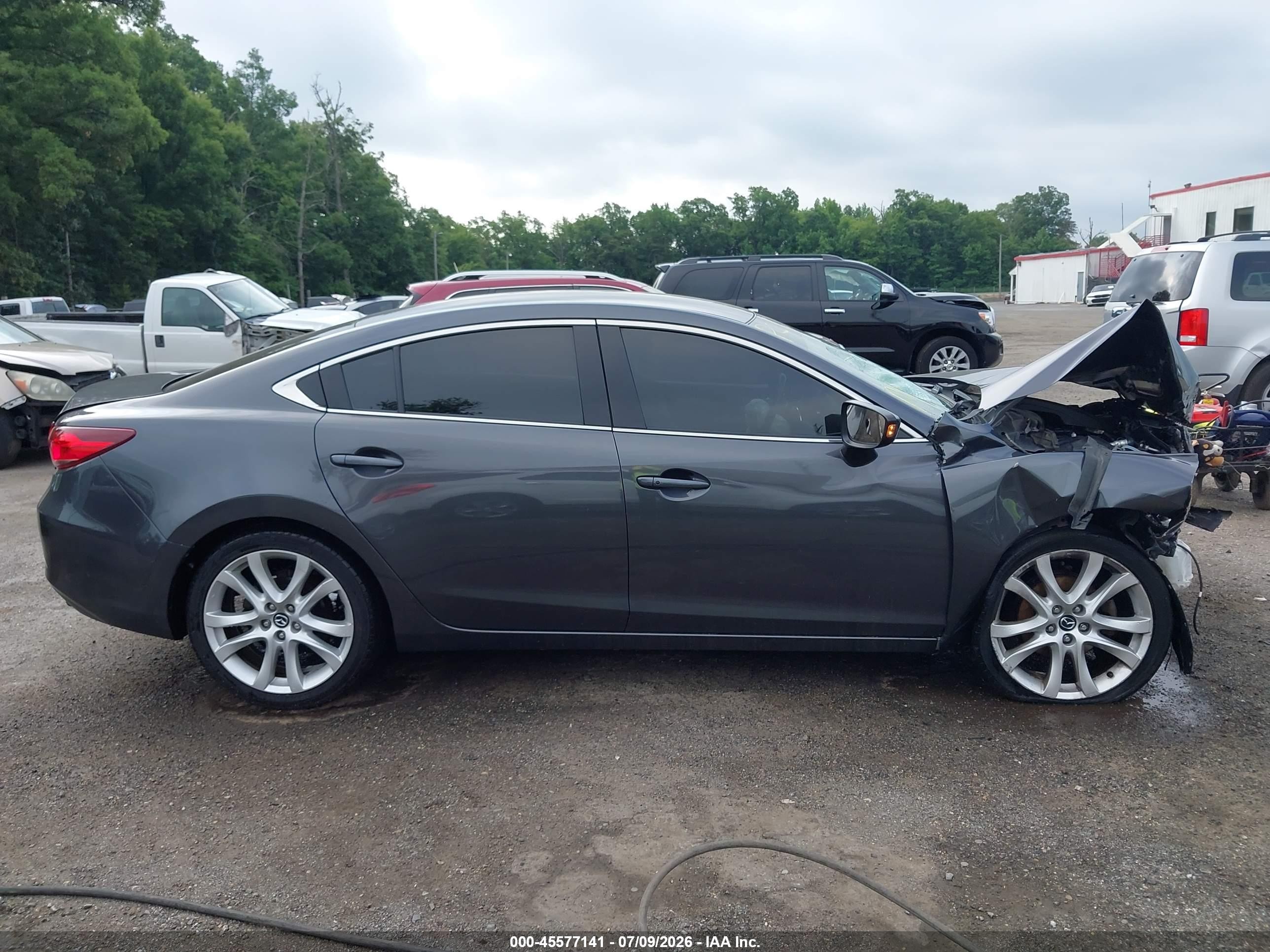 2015 Mazda Mazda6 I Touring Gray vin: JM1GJ1V51F1208591