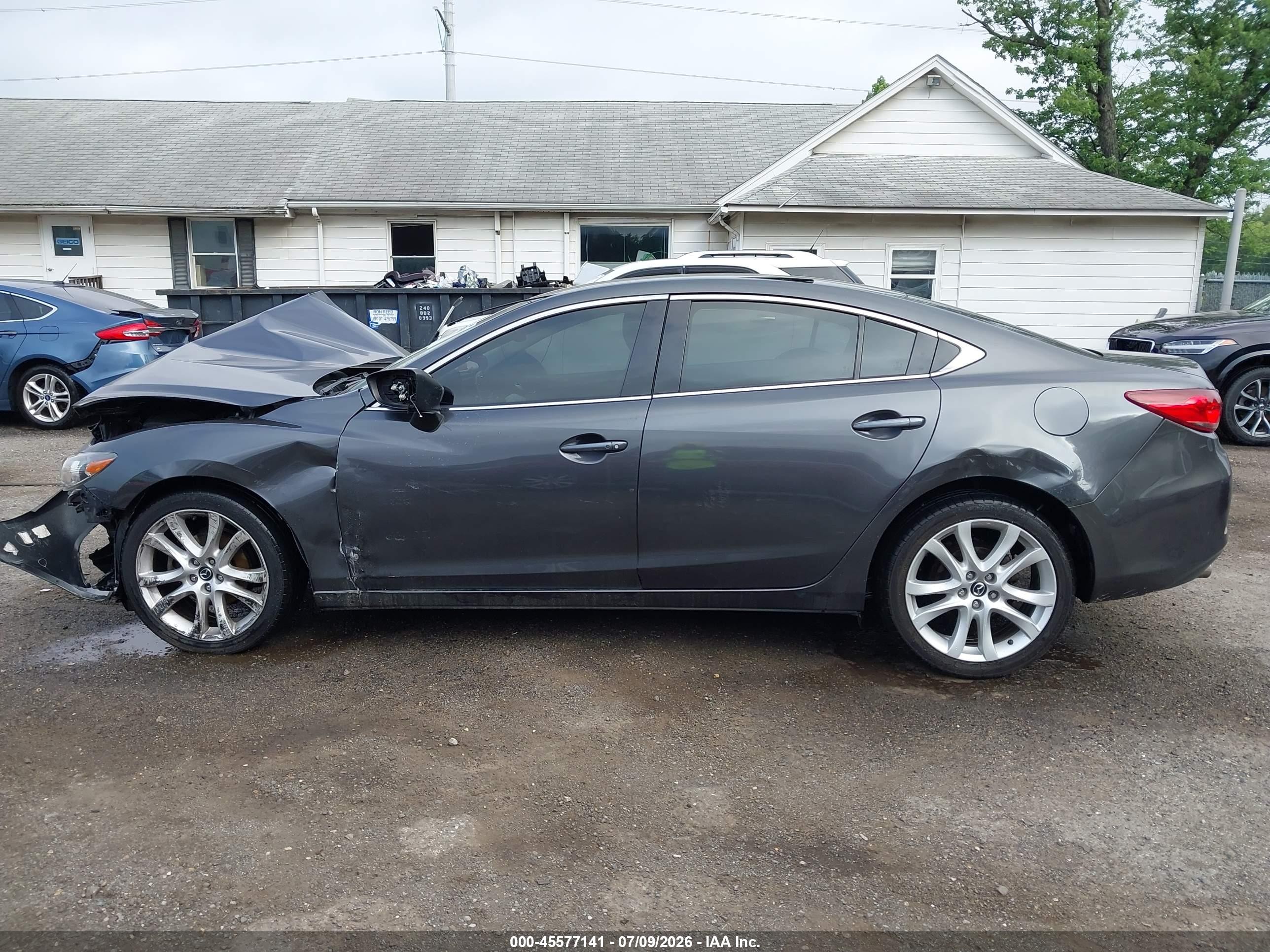 2015 Mazda Mazda6 I Touring Gray vin: JM1GJ1V51F1208591