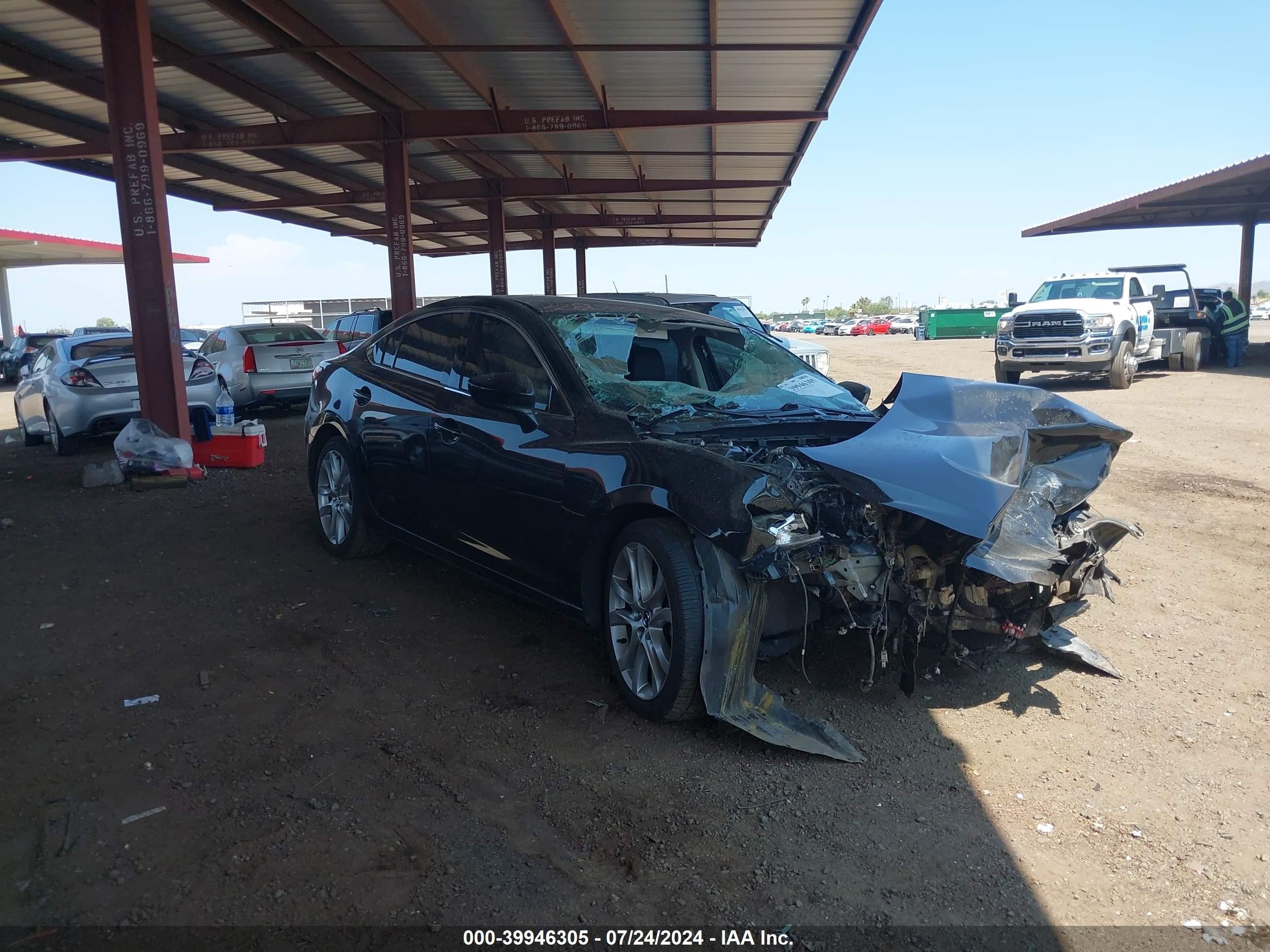 2015 Mazda Mazda6   Black vin: JM1GJ1V51F1211507