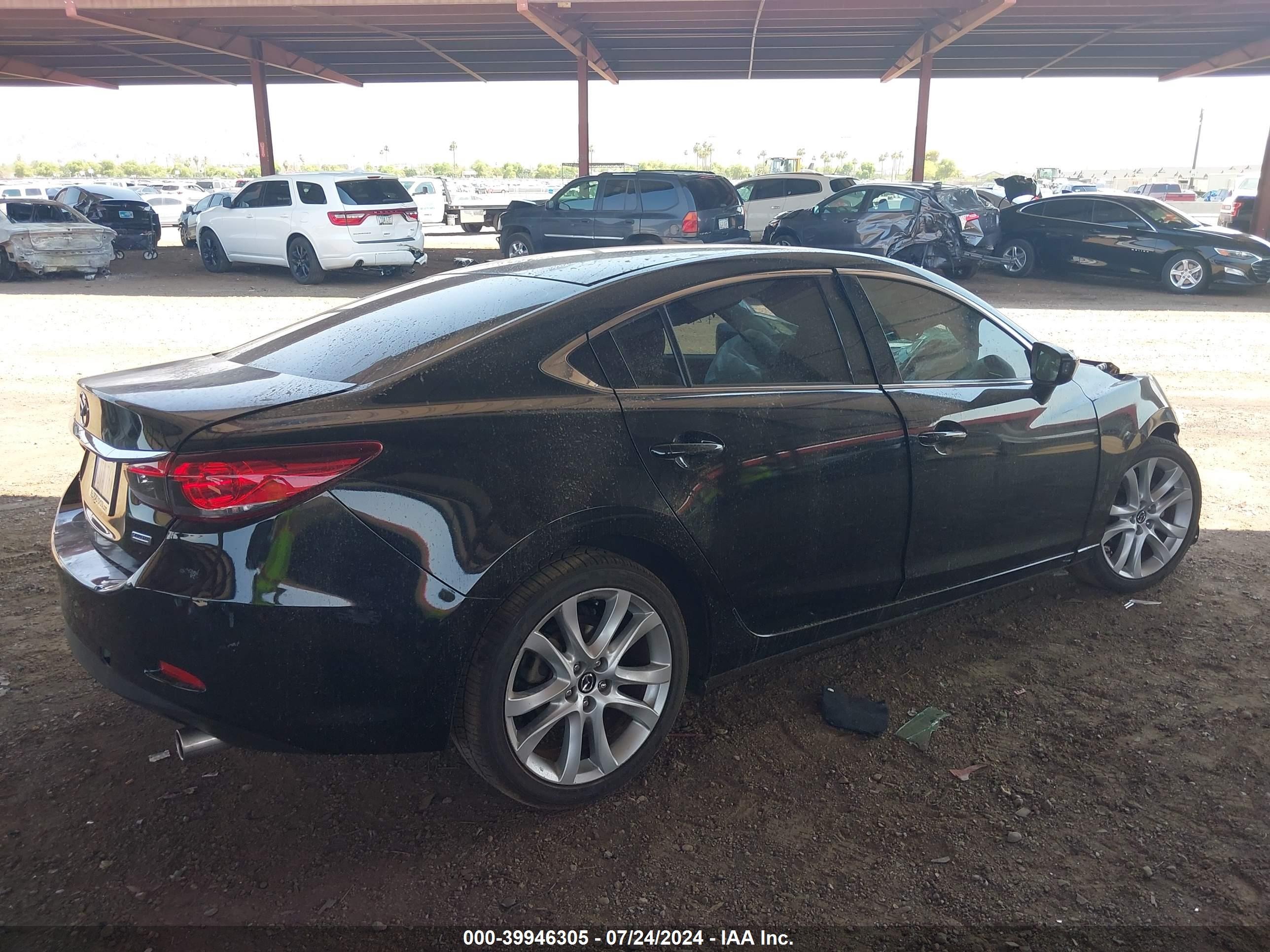 2015 Mazda Mazda6   Black vin: JM1GJ1V51F1211507