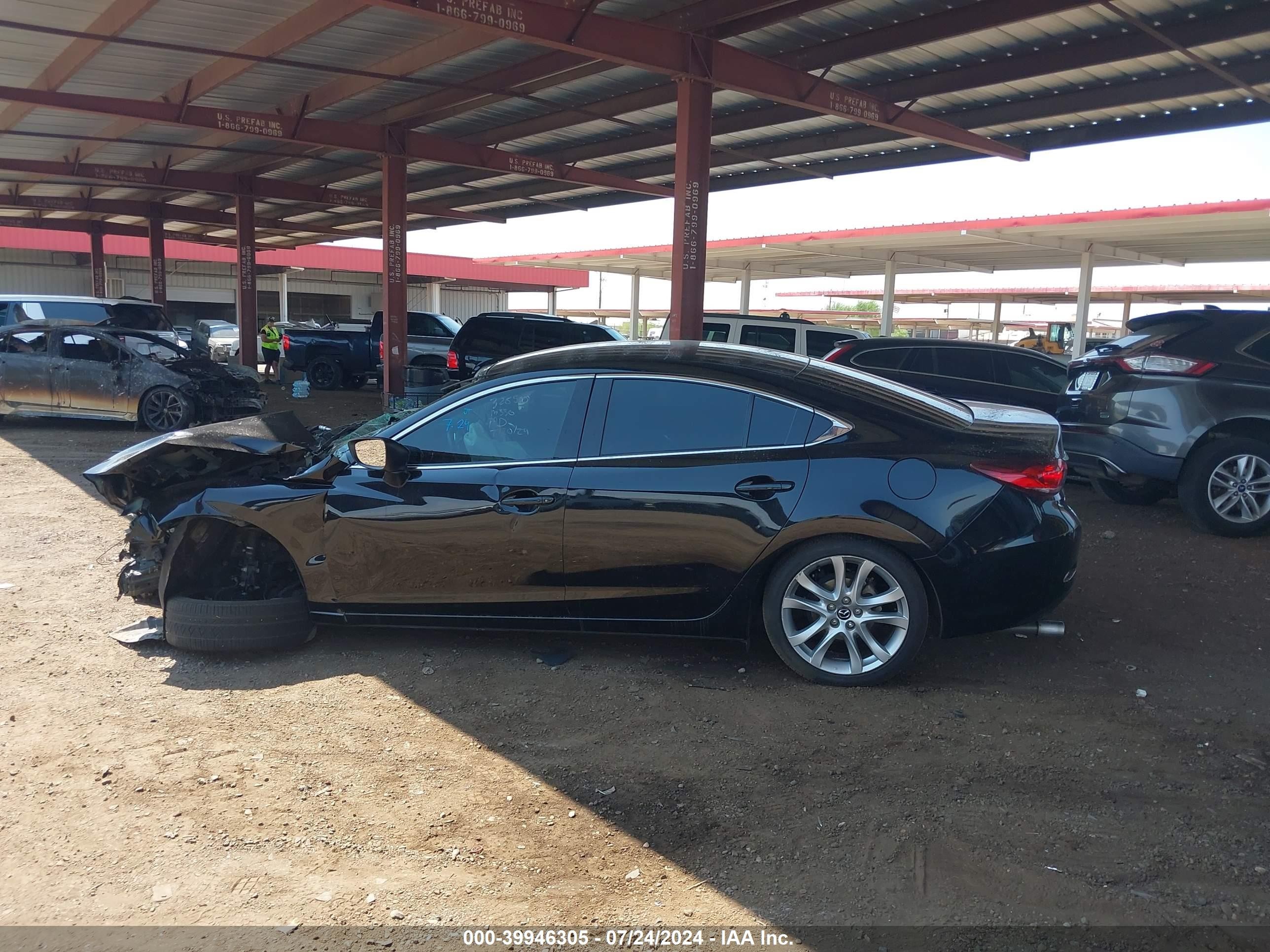 2015 Mazda Mazda6   Black vin: JM1GJ1V51F1211507