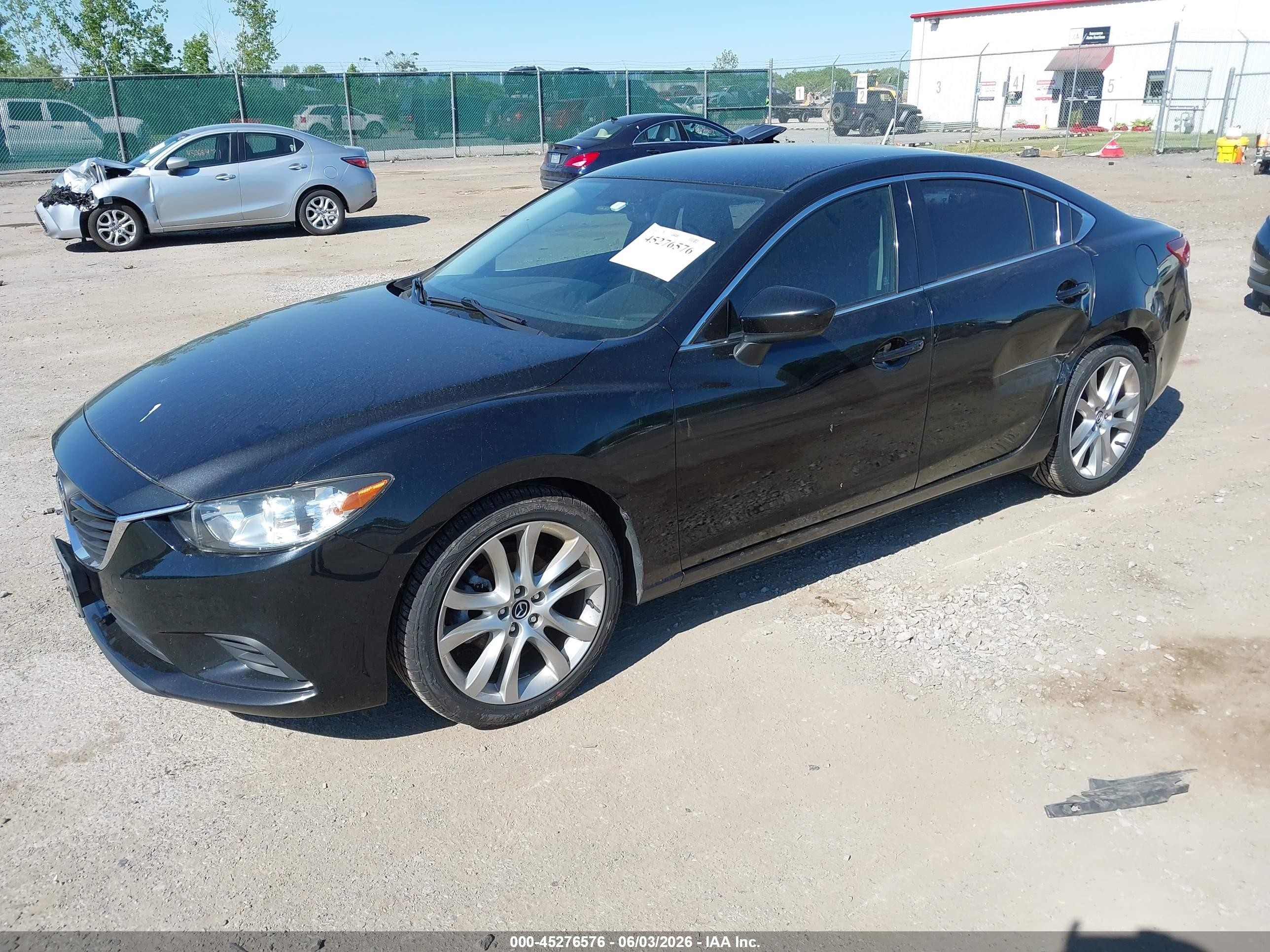 2015 Mazda Mazda6 I Touring Black vin: JM1GJ1V51F1218215