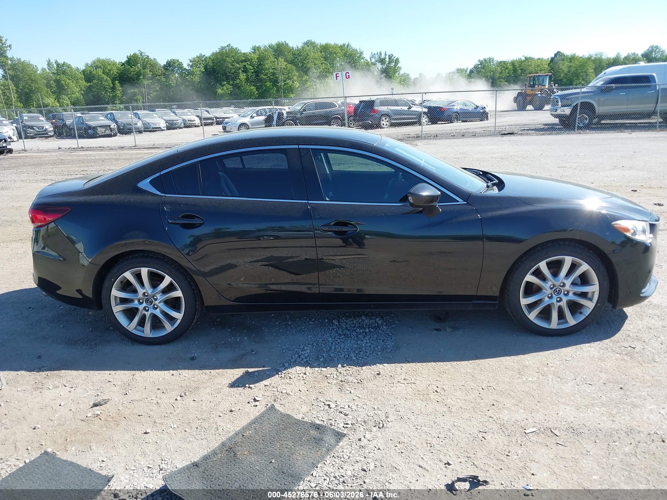 2015 Mazda Mazda6 I Touring Black vin: JM1GJ1V51F1218215