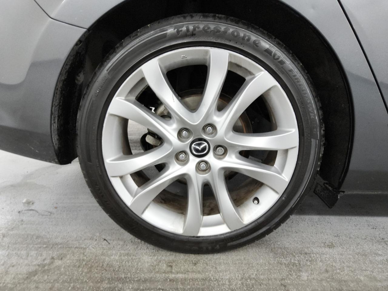 2015 Mazda 6 Touring Gray vin: JM1GJ1V51F1220028 Damage: Right Rear Wheel, Curb Rash, 1/2 To 1 Inch