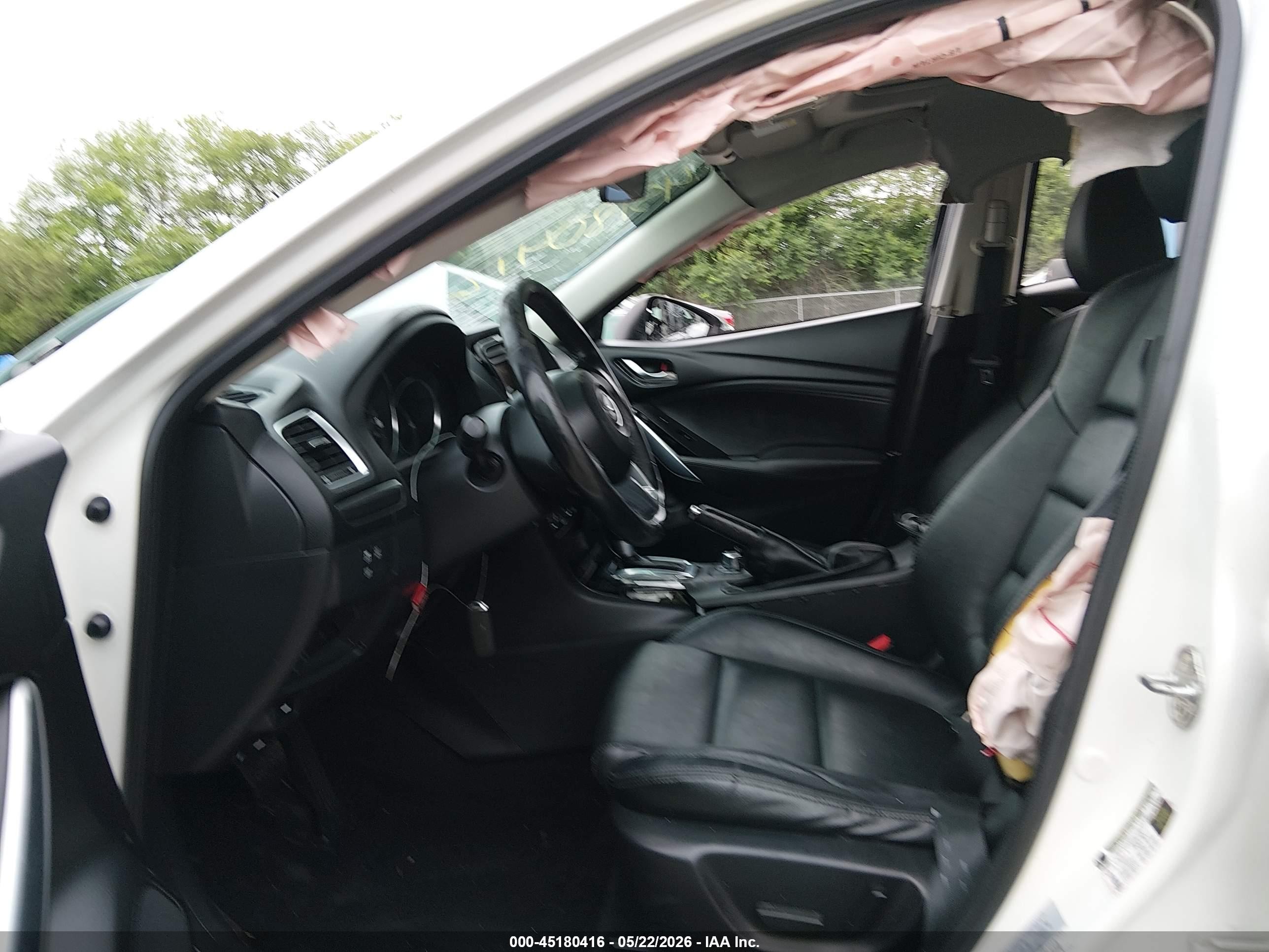 2015 Mazda Mazda6   White vin: JM1GJ1V51F1220451