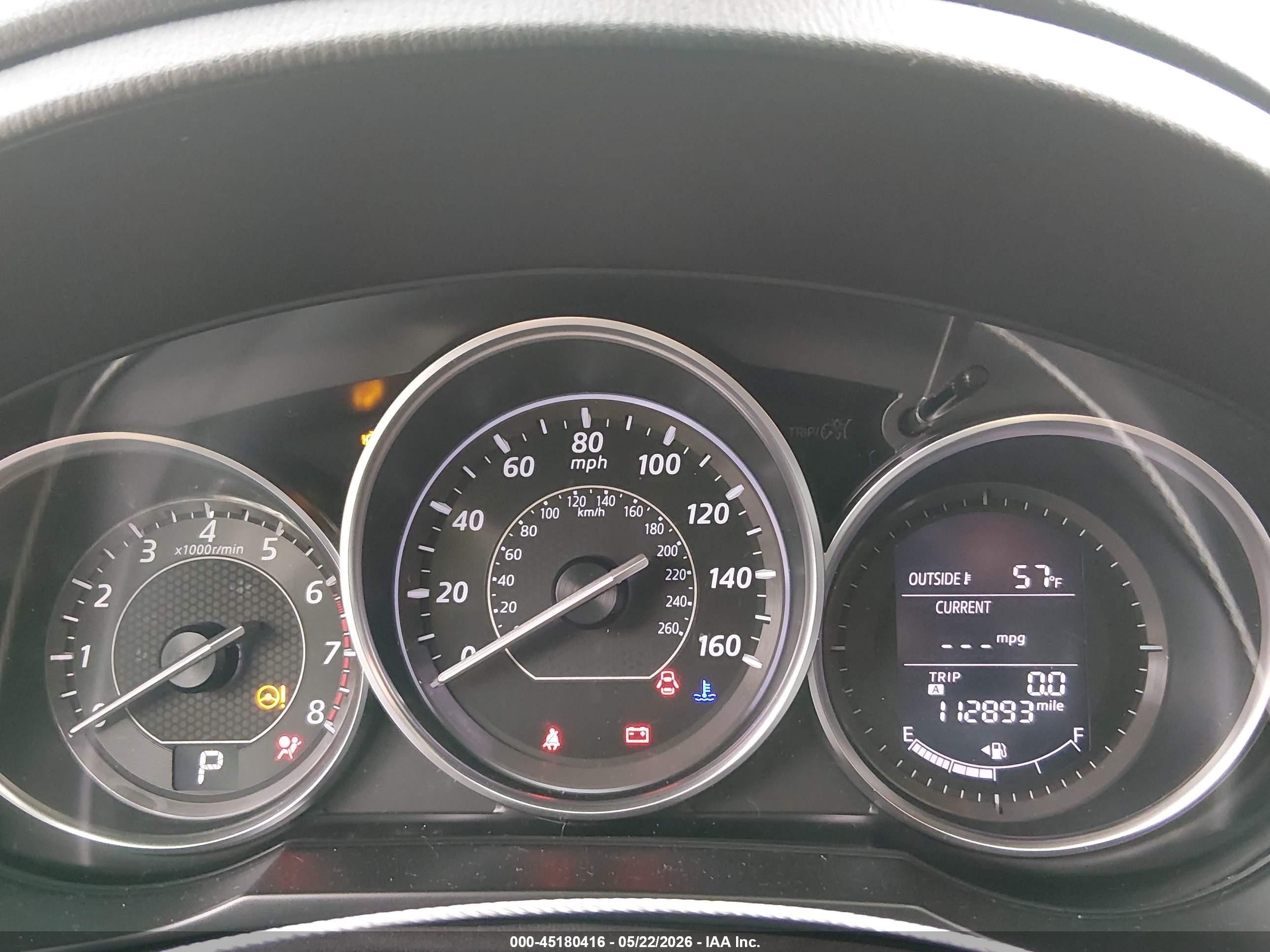 2015 Mazda Mazda6   White vin: JM1GJ1V51F1220451