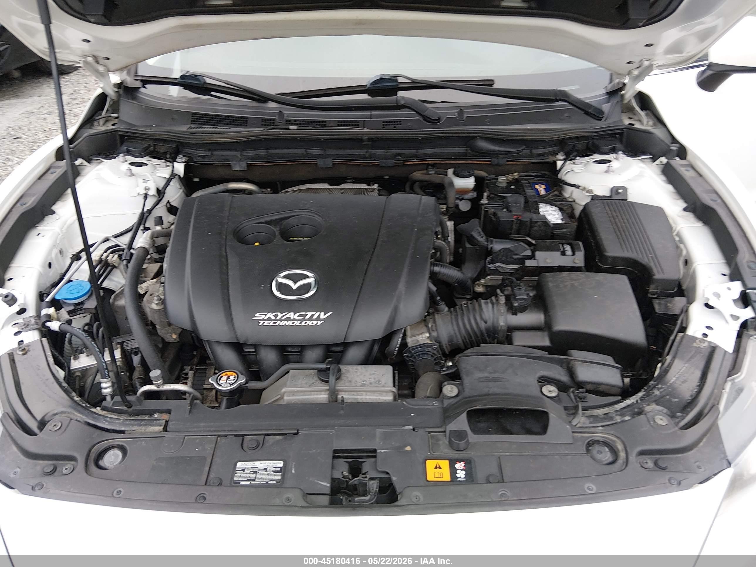 2015 Mazda Mazda6   White vin: JM1GJ1V51F1220451