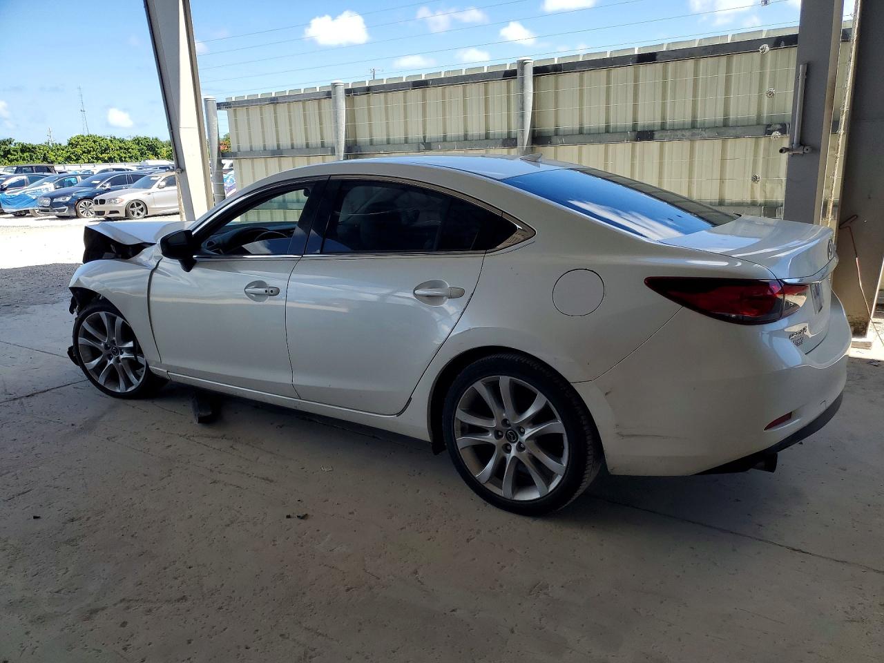 2015 Mazda 6 Touring White vin: JM1GJ1V51F1223169
