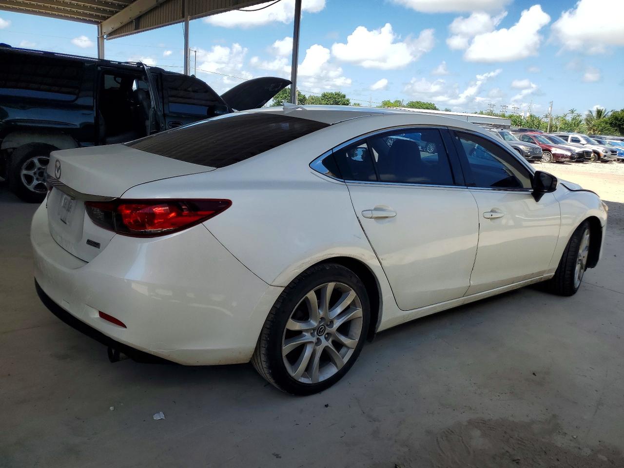 2015 Mazda 6 Touring White vin: JM1GJ1V51F1223169