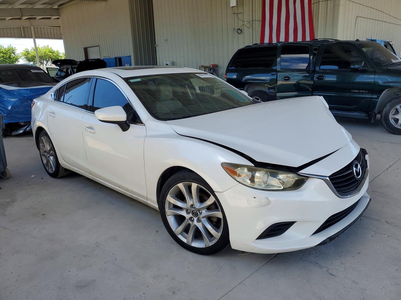 2015 Mazda 6 Touring White vin: JM1GJ1V51F1223169