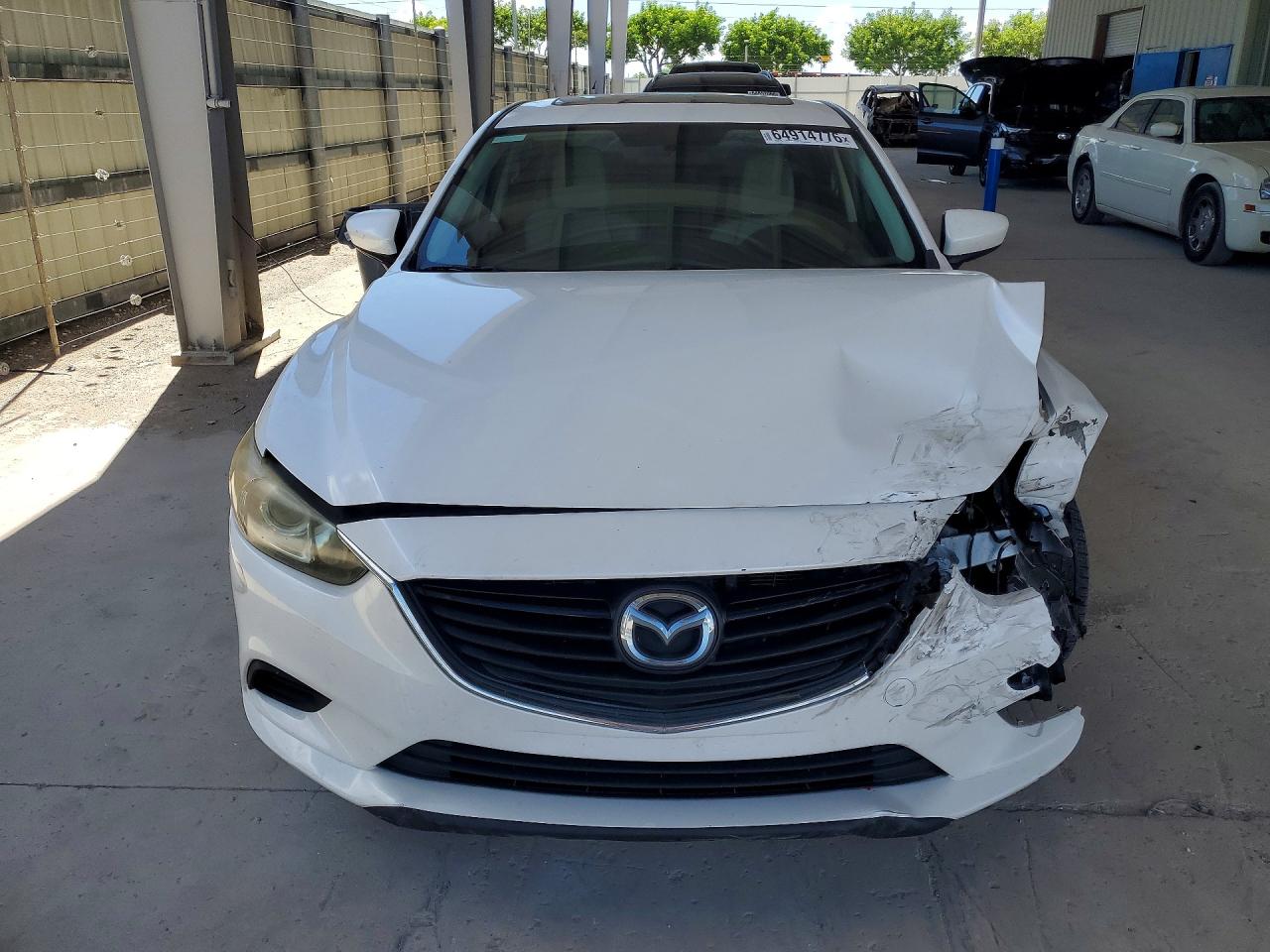 2015 Mazda 6 Touring White vin: JM1GJ1V51F1223169