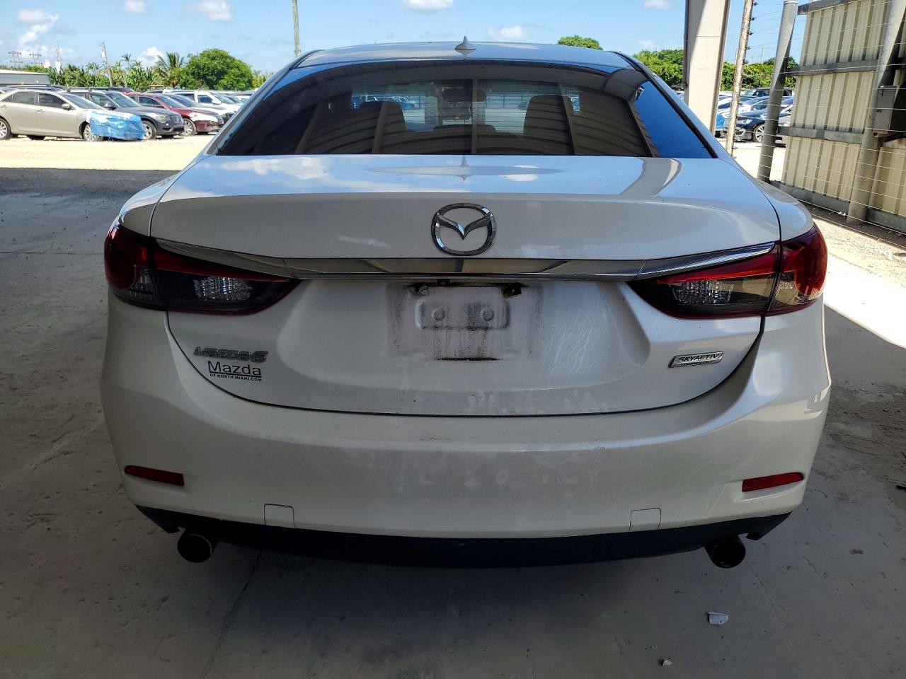 2015 Mazda 6 Touring White vin: JM1GJ1V51F1223169