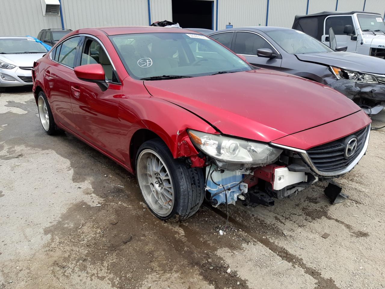 2015 Mazda Mazda 6 Red vin: JM1GJ1V52F1193499